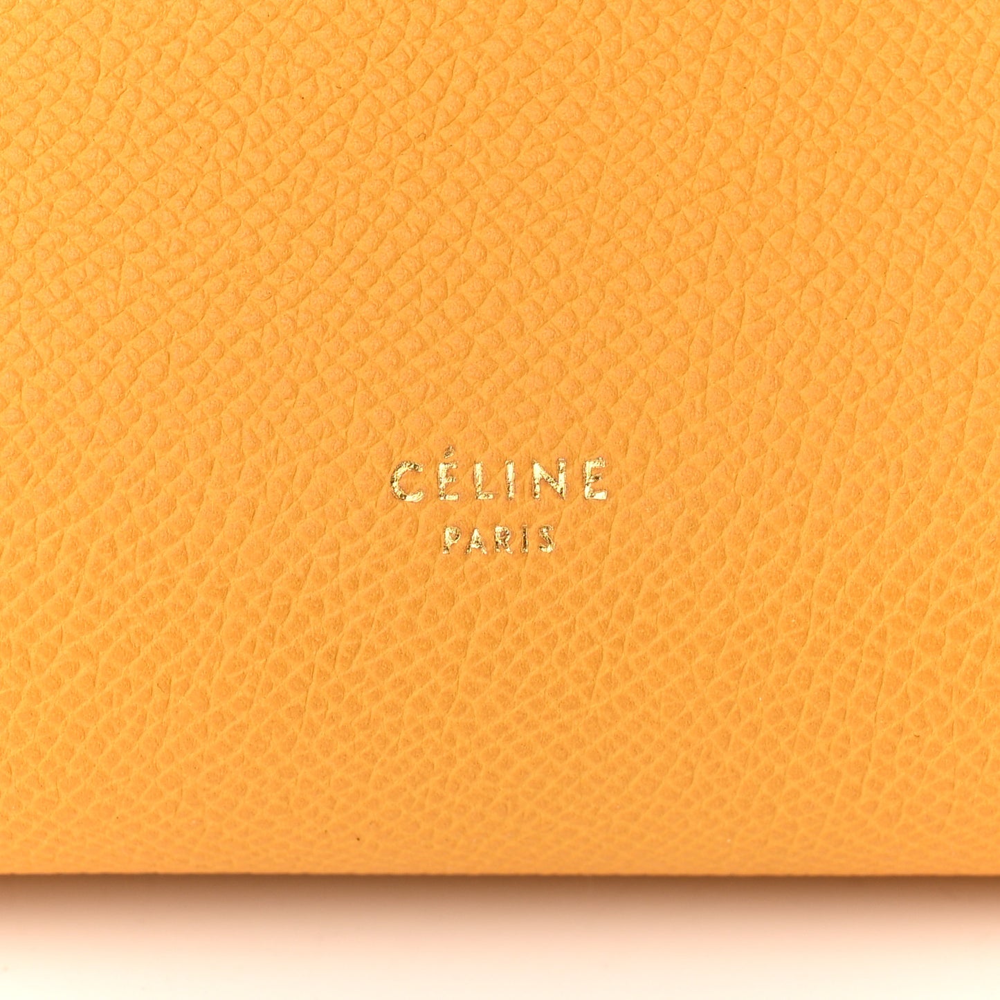 Grained Calfskin Mini Belt Bag Amber