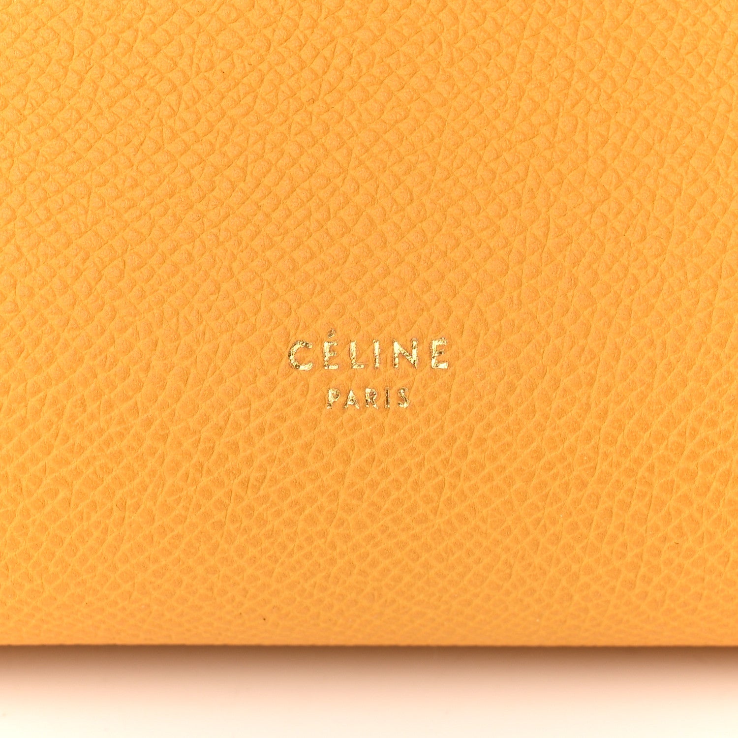 Celine Grained Calfskin Mini Belt Bag Amber 6 of 12