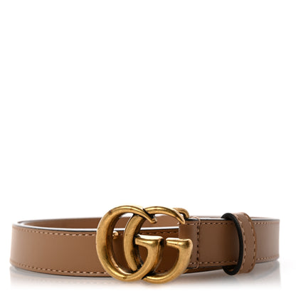 Gucci Calfskin Double G 20mm Belt 85 34 Porcelain Rose 1 of 6