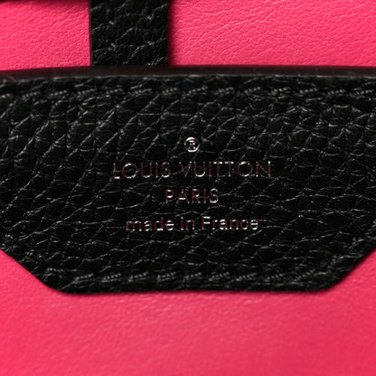 Louis Vuitton Taurillon Capucines MM Black Fuchsia 6 of 9