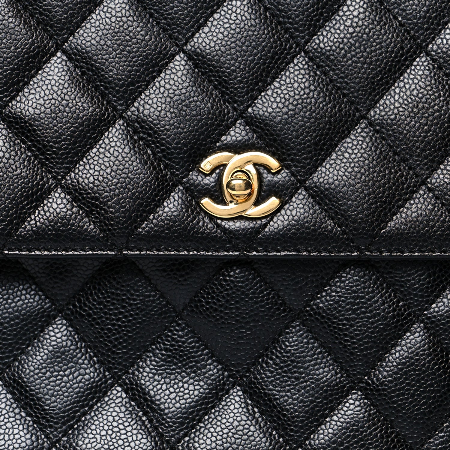 Chanel Caviar Quilted Jumbo Kelly Flap Black 8 of 13