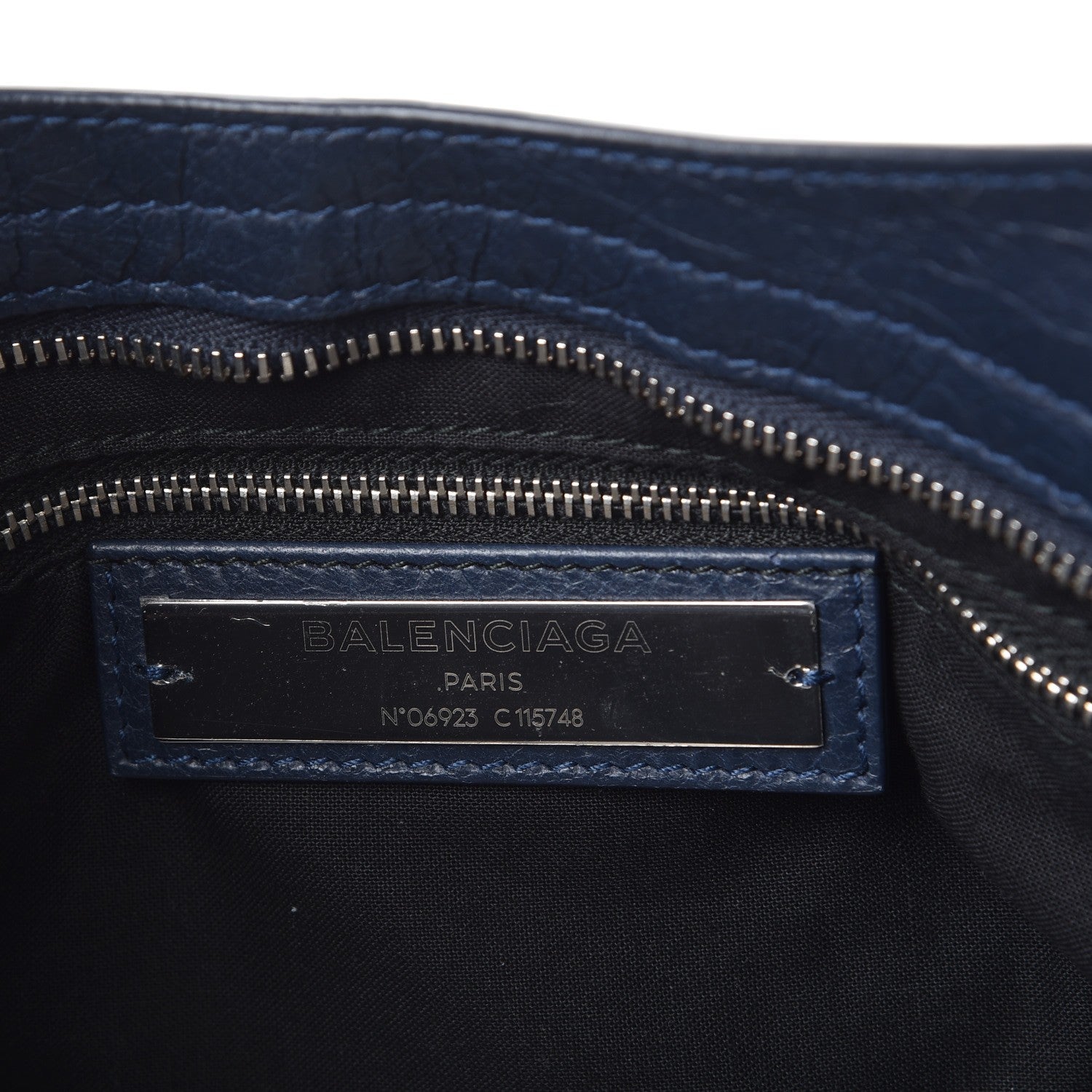 Balenciaga Agneau Classic Hardware City Bleu Obscur 6 of 8
