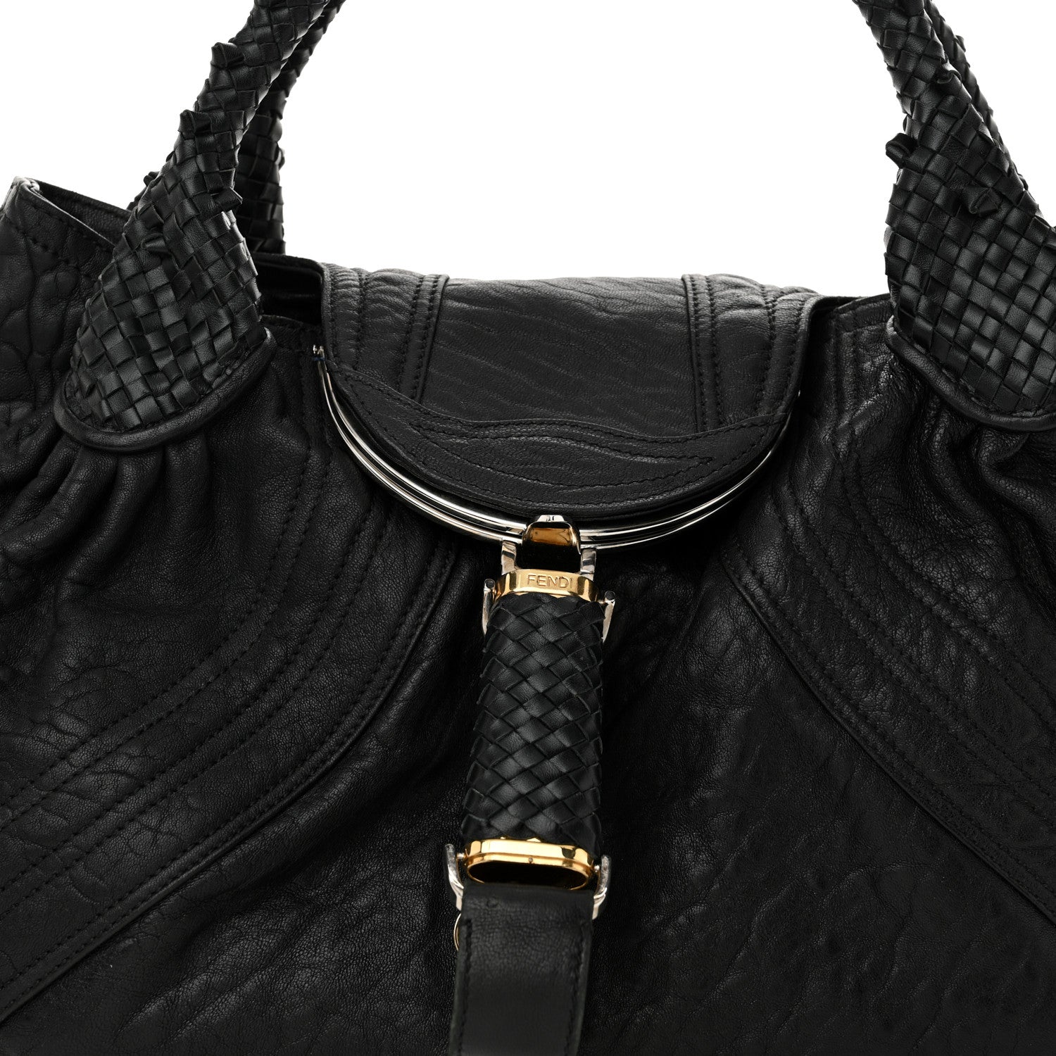 Fendi Nappa Nuvolata Spy Black 7 of 10
