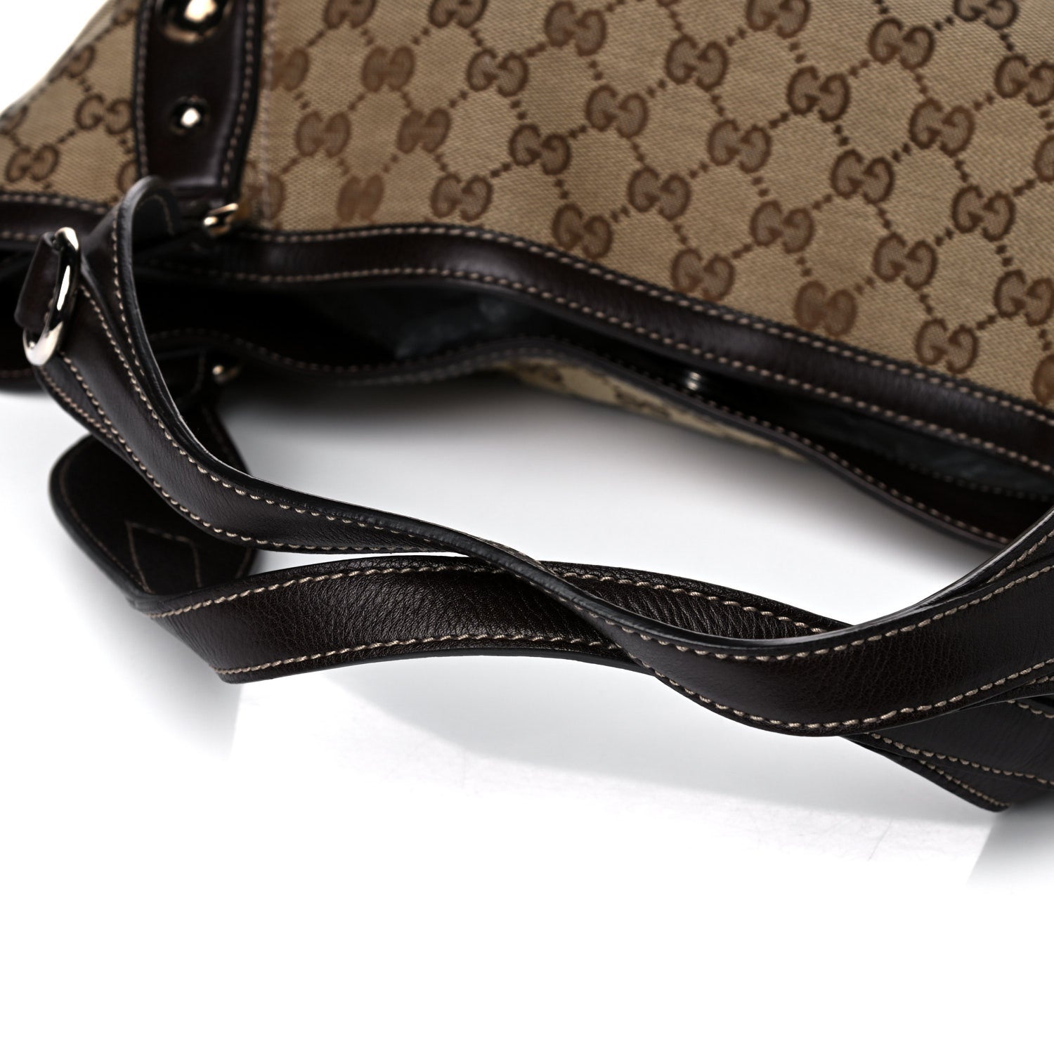 Gucci Monogram Large Icon Bit Tote Dark Brown 14 of 14