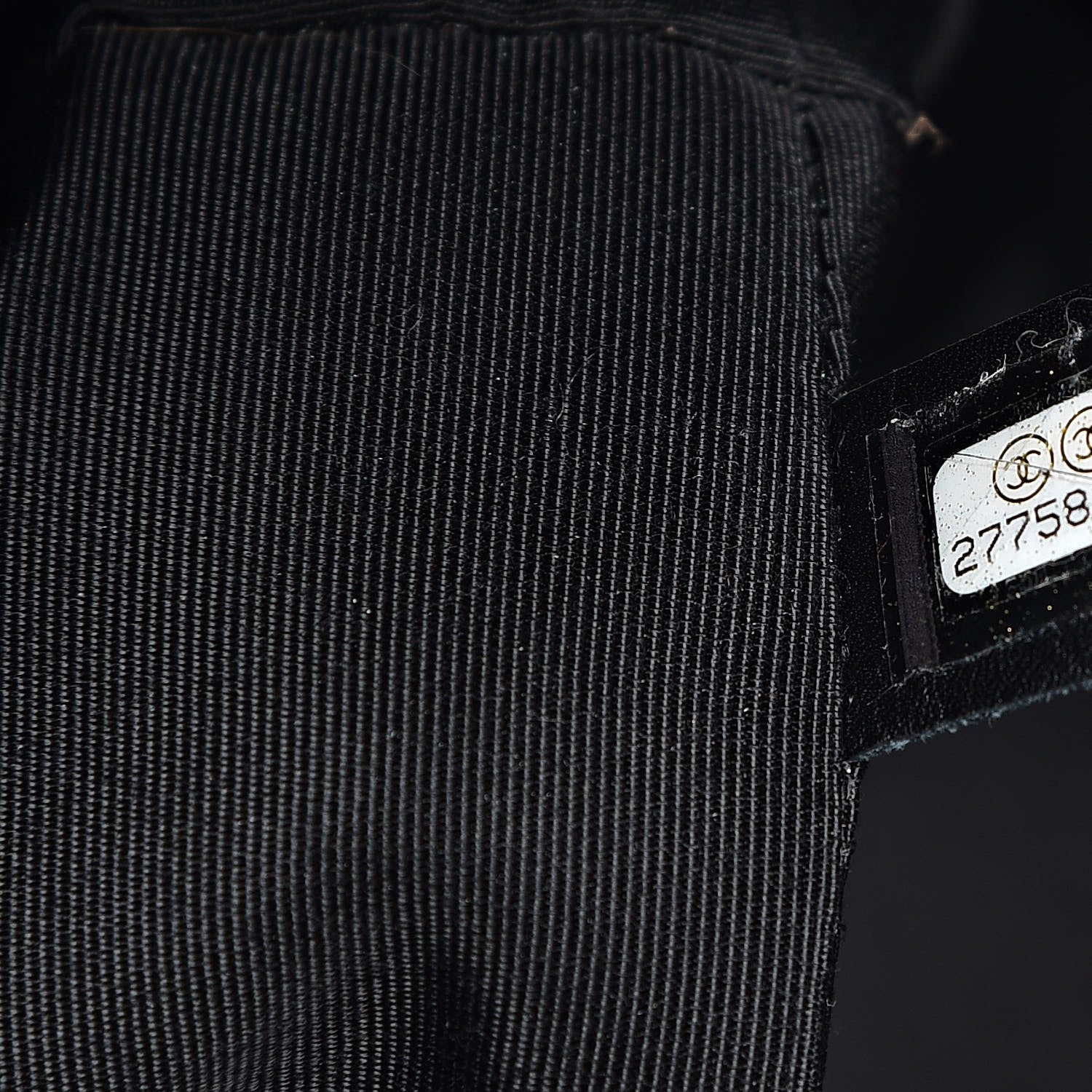 Chanel Calfskin Stitched Drawstring Bag Black 7 of 10