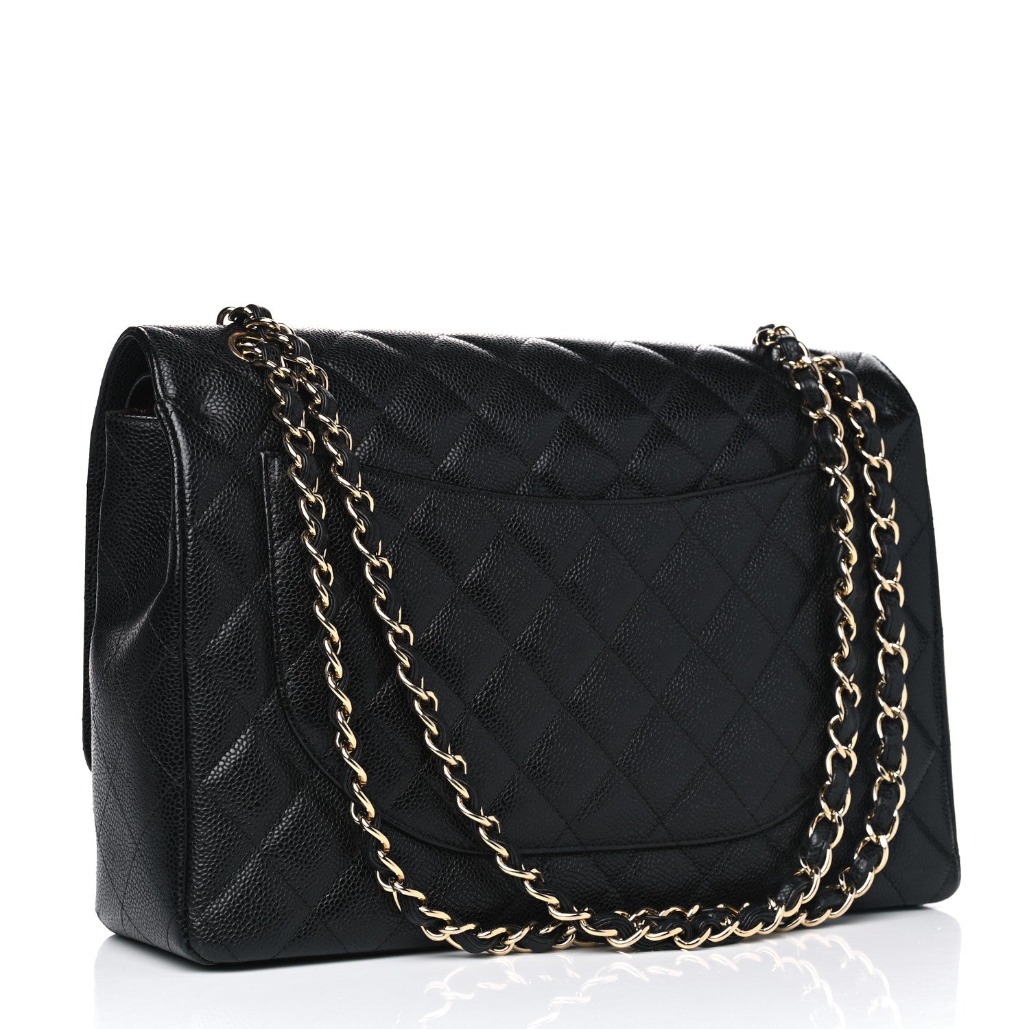Chanel Caviar Quilted Maxi Double Flap Black 3 of 18