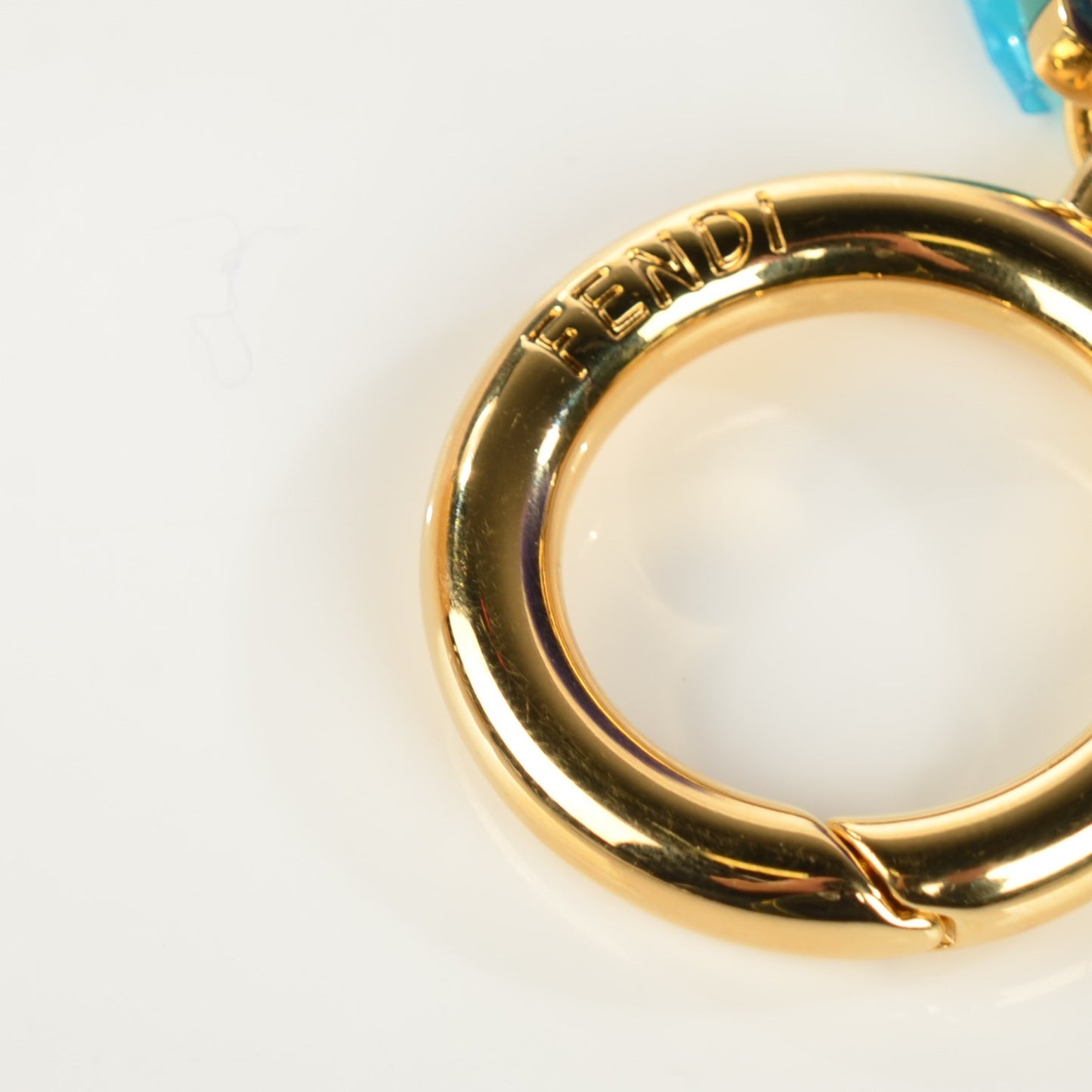 Fox Fur Vitello Elite Pom Pom Bag Charm Viola Cassis