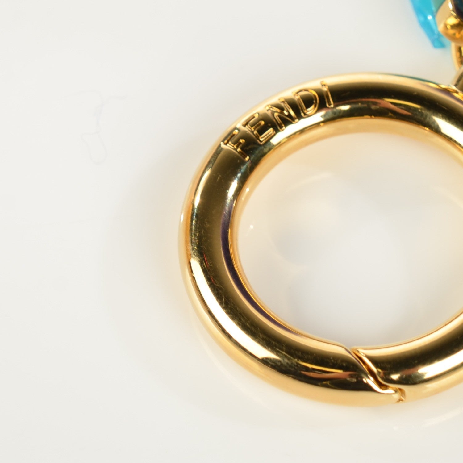 Fendi Fox Fur Vitello Elite Pom Pom Bag Charm Viola Cassis 4 of 7