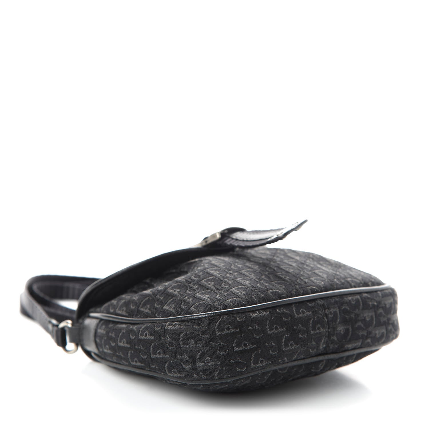 Christian Dior Monogram Crossbody Bag Black 4 of 8
