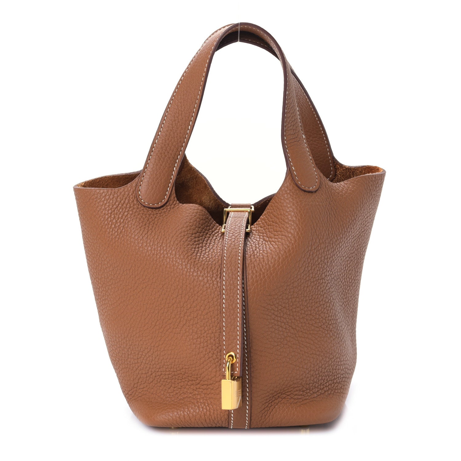 Hermes Taurillon Clemence Picotin Lock 18 PM Gold 1 of 10