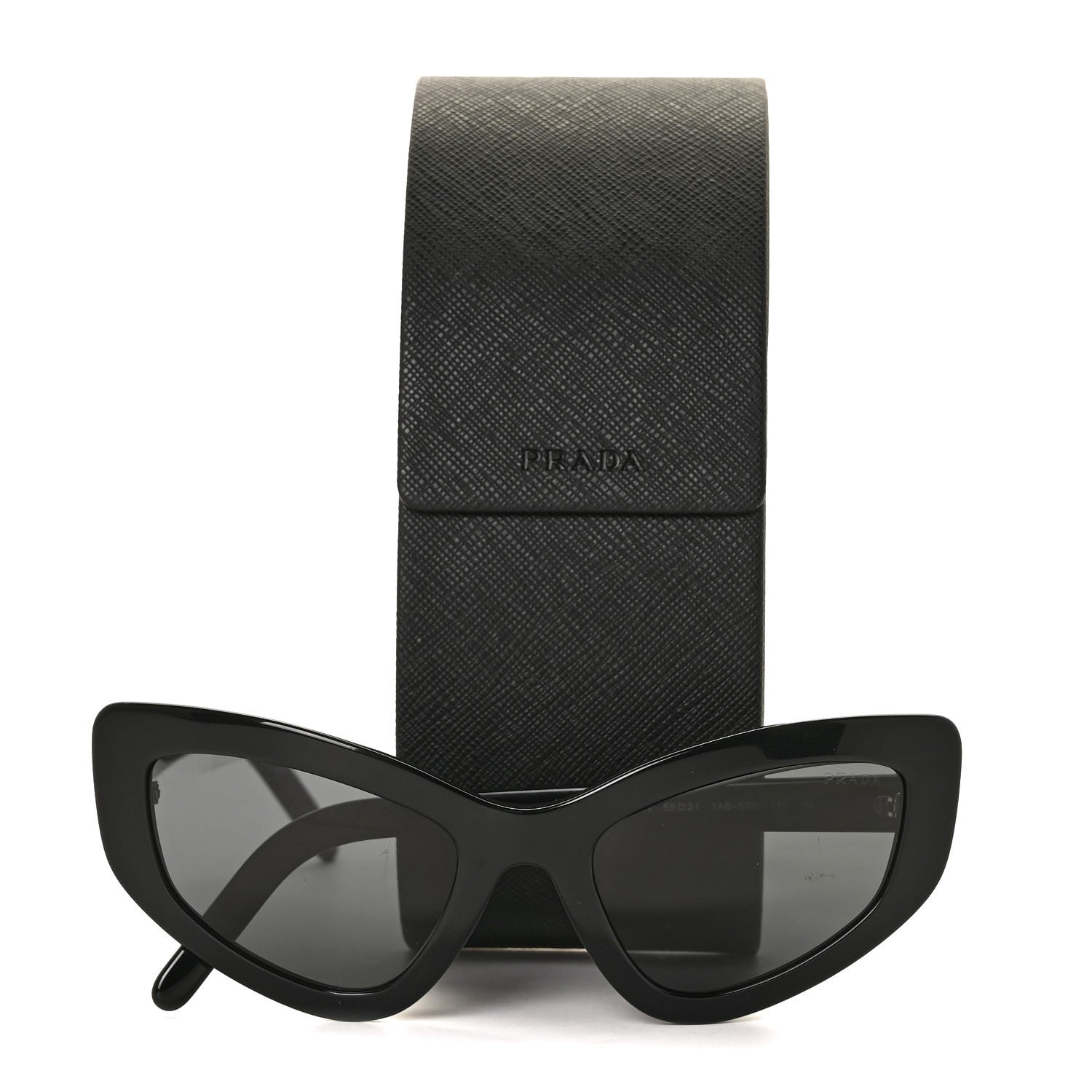 Prada Cat Eye Sunglasses SPR 11V Black 7 of 7