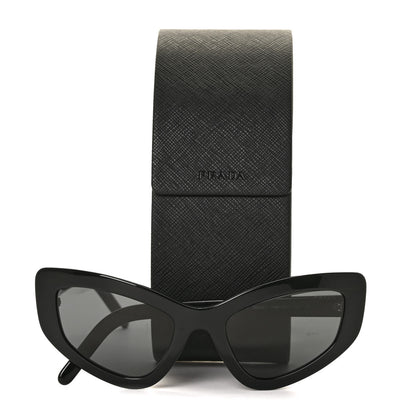 Prada Cat Eye Sunglasses SPR 11V Black 7 of 7