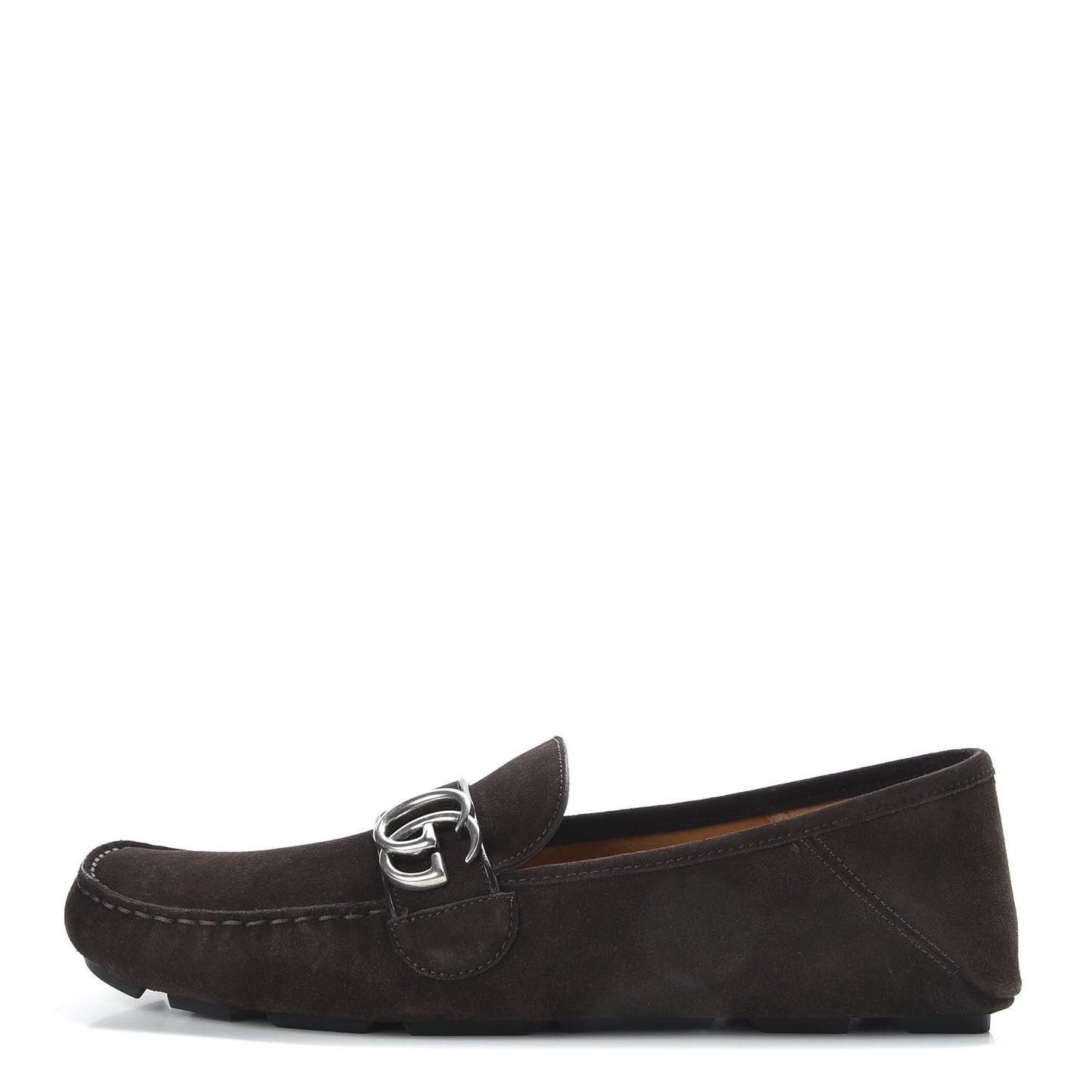 Suede Mens Driver Queen Loafers 10 Cocoa
