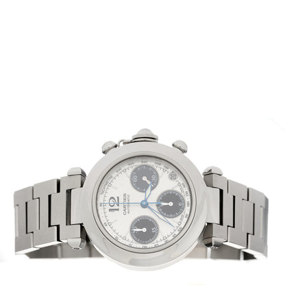 Cartier Stainless Steel 35mm Pasha C Chronograph Automatic Watch Black 2 of 5