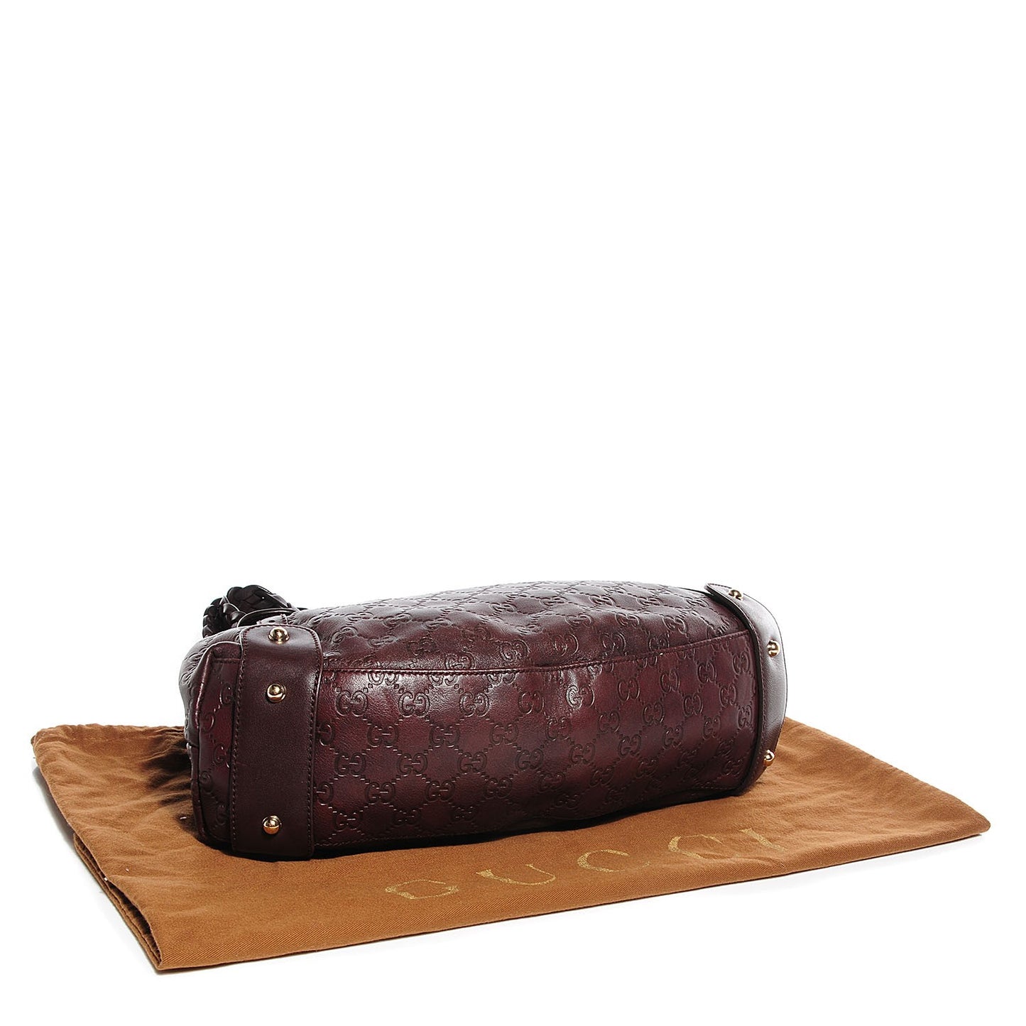 Guccissima Small Pelham Shoulder Bag Chocolate