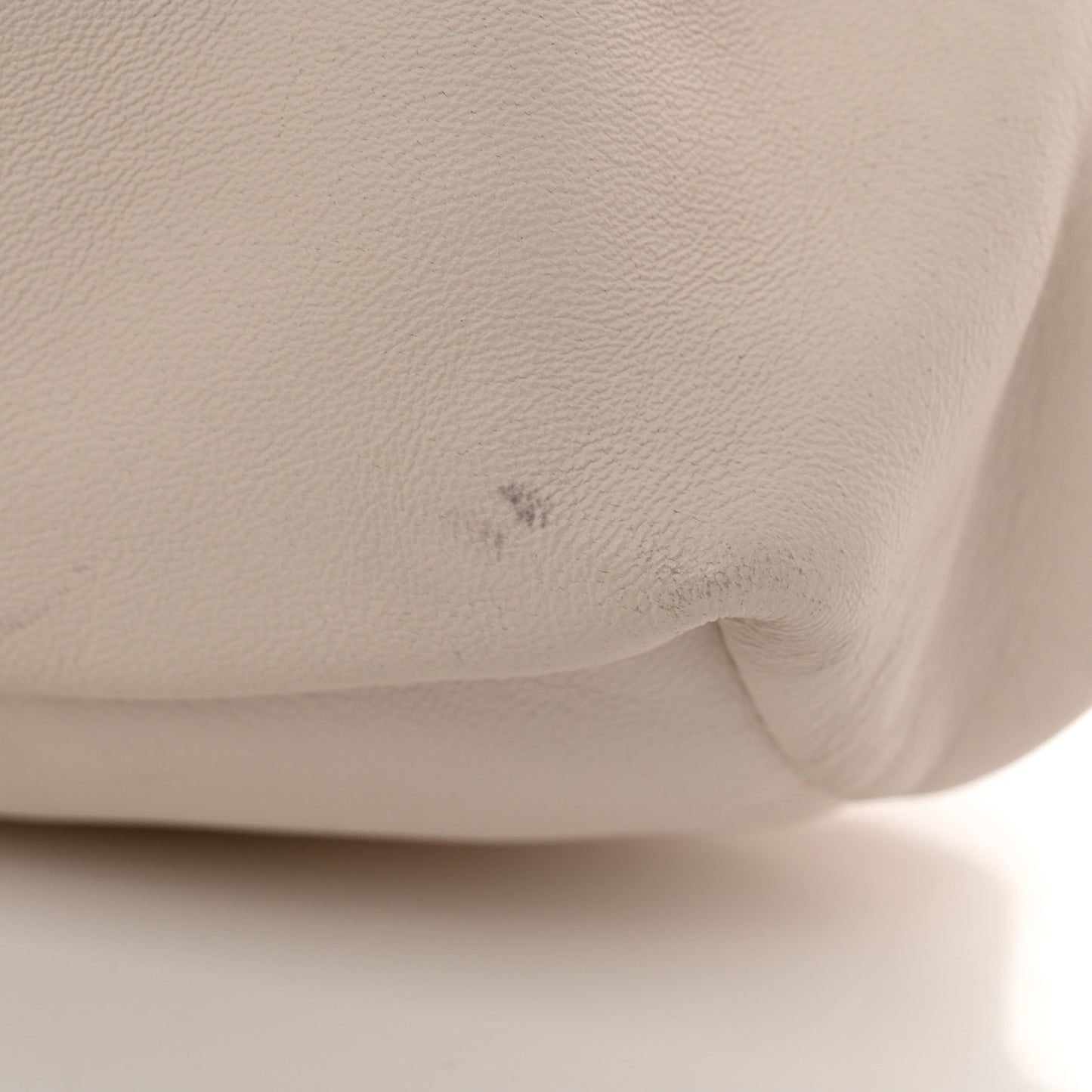 Lambskin Cloud Clutch White