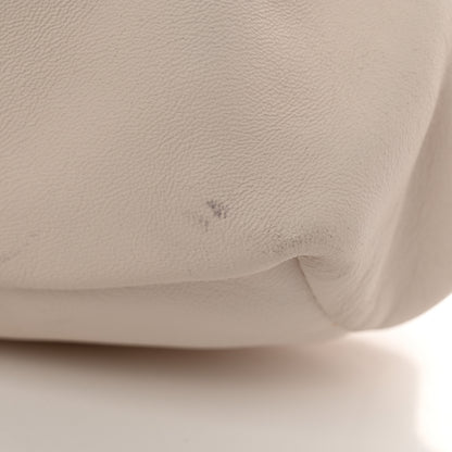 Mansur Gavriel Lambskin Cloud Clutch White 12 of 13