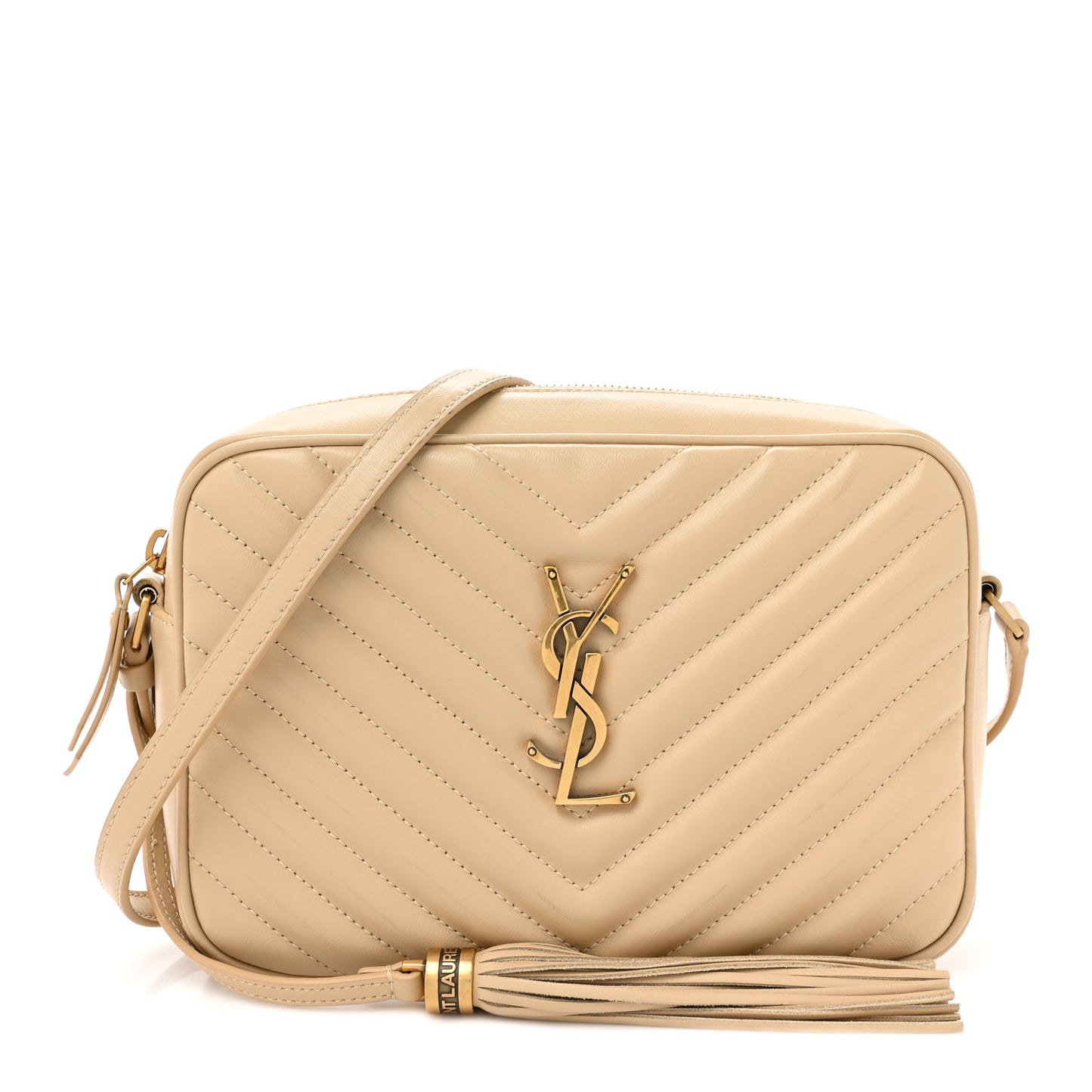 Calfskin Matelasse Monogram Lou Camera Bag Avorio
