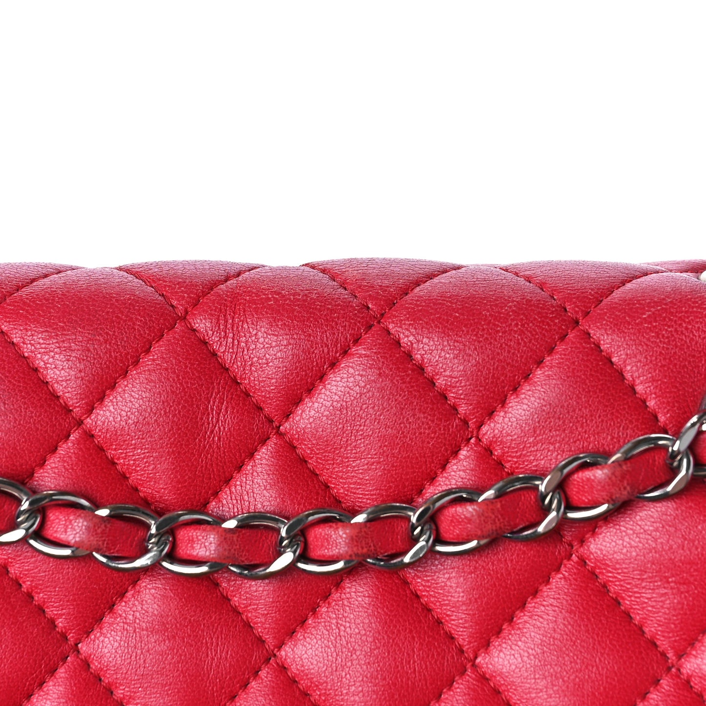 Lambskin Quilted Large Urban Spirit Backpack Red