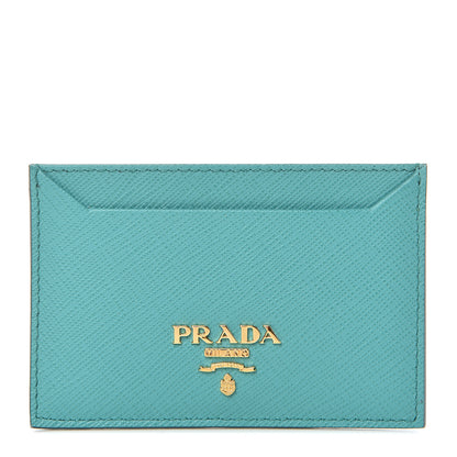 Prada Saffiano Metal Card Case Giada 1 of 6