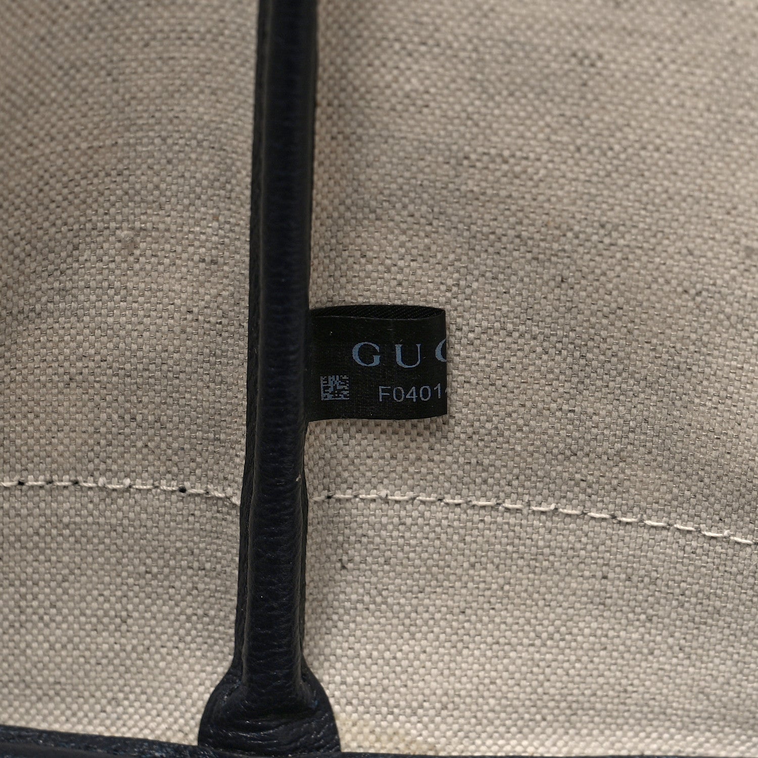 Gucci GG Supreme Monogram Textured Dollar Calfskin Web Large Ophidia Tote Beige Blue 8 of 10