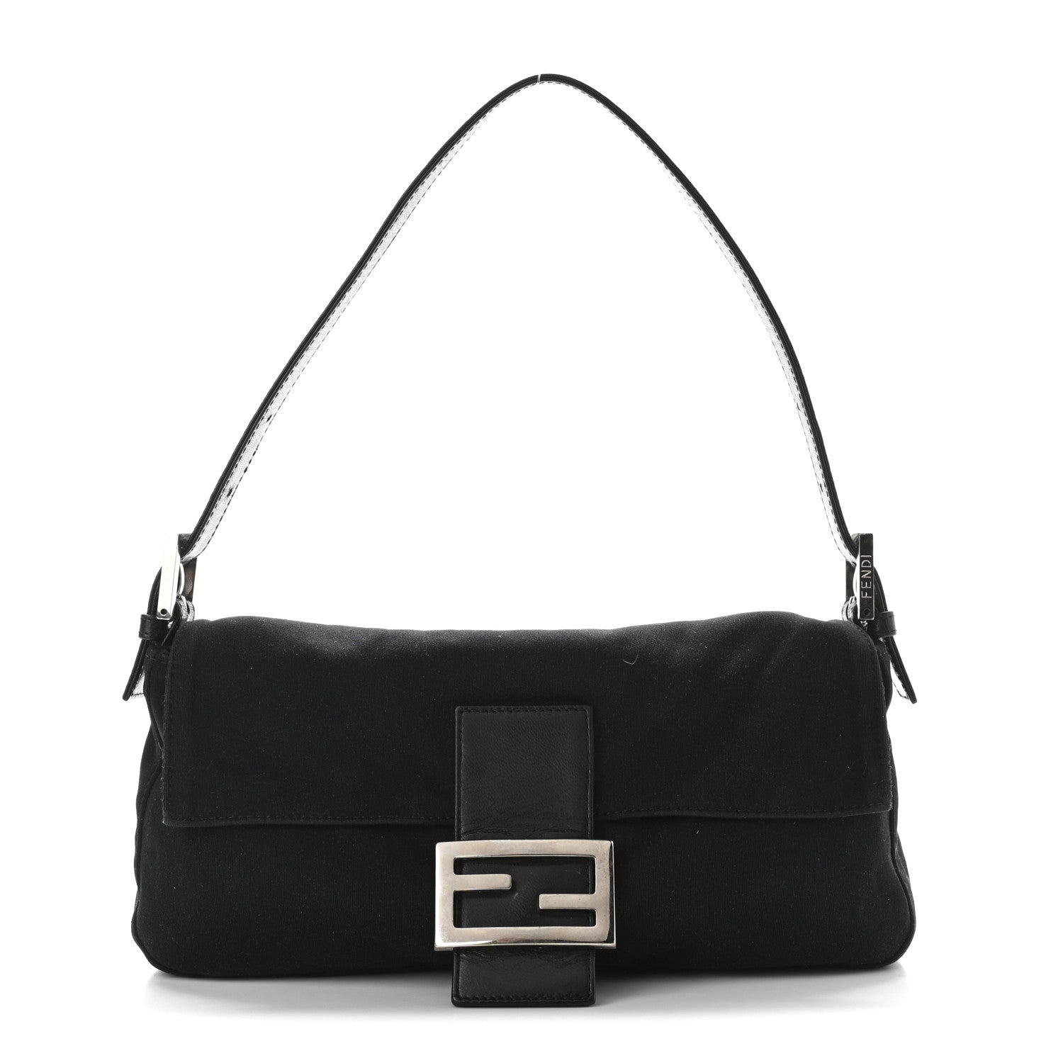 Fendi Neoprene Baguette Black 1 of 8