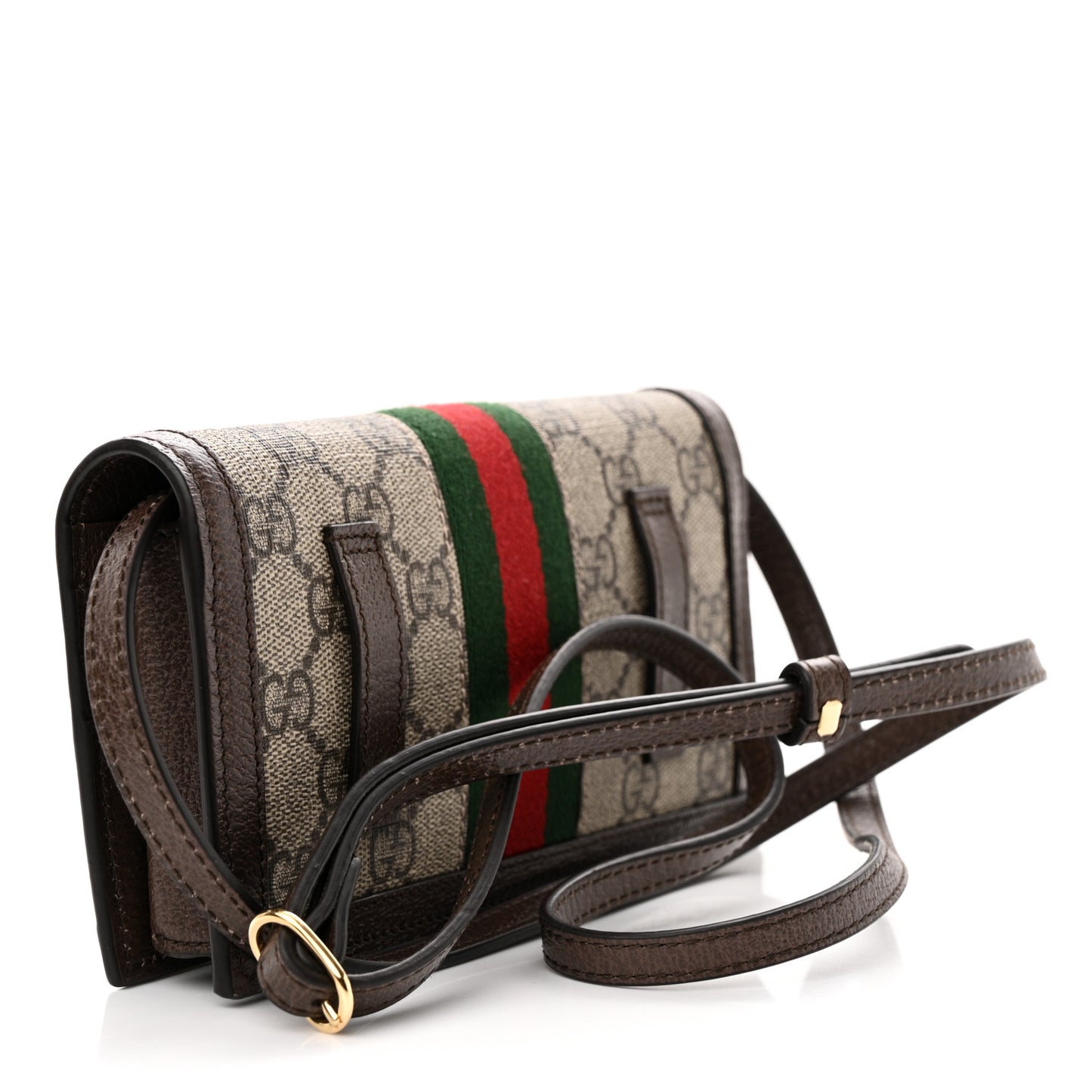 GG Supreme Monogram Web Ophidia Belt Bag Beige Ebony New Acero