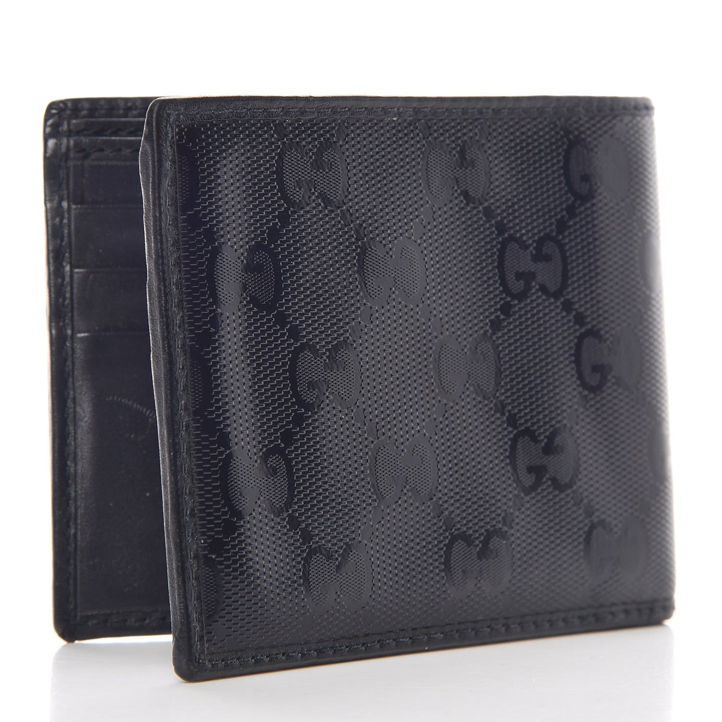 Imprime Monogram Bi-Fold Wallet Navy