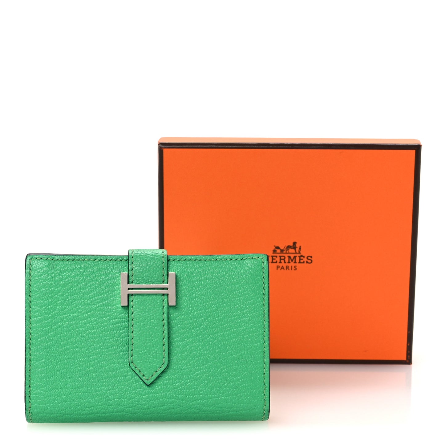 Chevre Mysore Bearn Card Holder Wallet Vert Comics