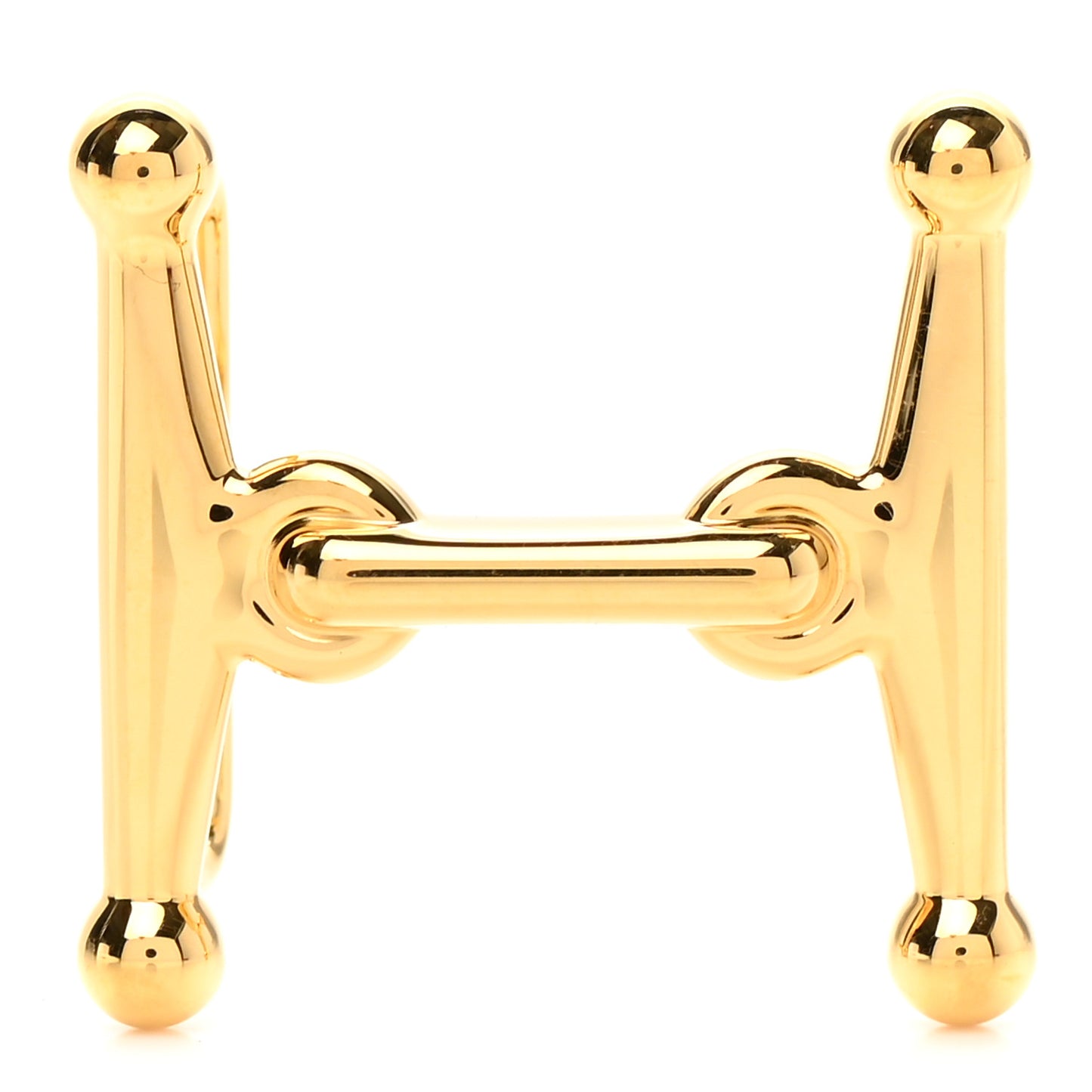 Permabrass 24mm Mors H Belt Buckle Gold