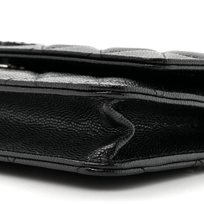 Chanel Caviar Quilted My Everything Wallet On Chain WOC Black 10 of 12