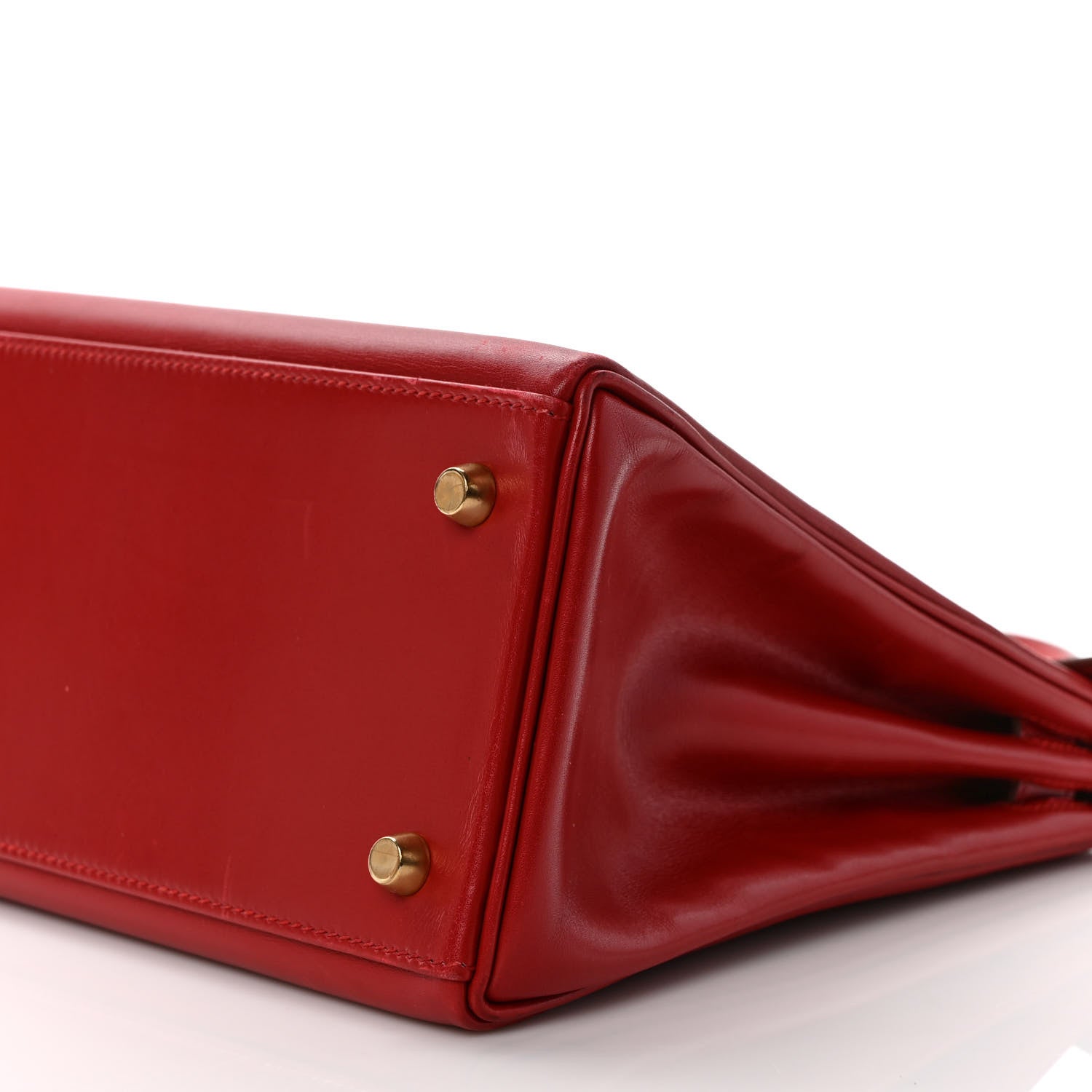 Hermes Box Kelly Retourne 28 Rouge Vif 7 of 9