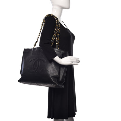Chanel Calfskin CC Tote Black 2 of 22