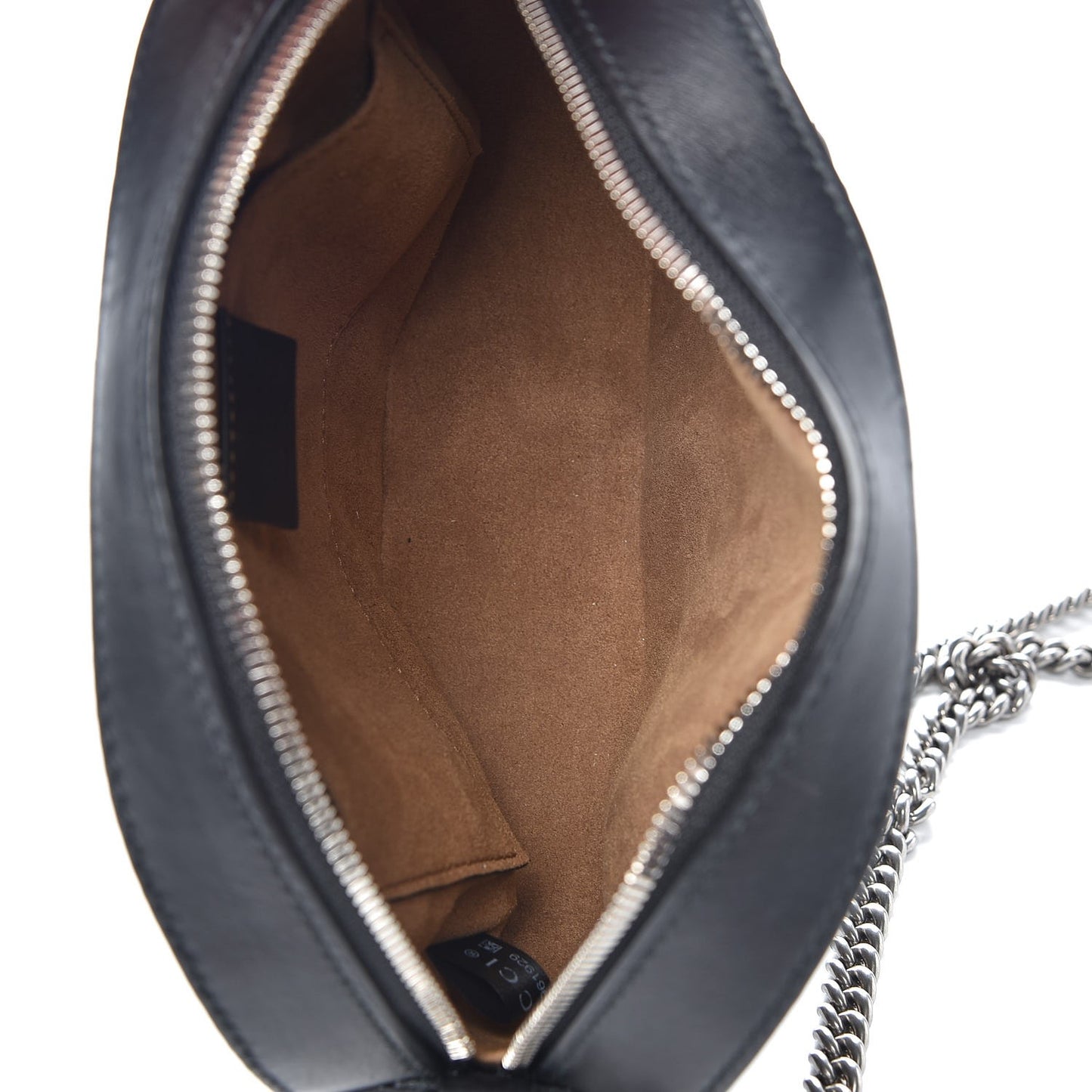 GG Supreme Monogram Arabesque Mini Chain Shoulder Bag Beige Black