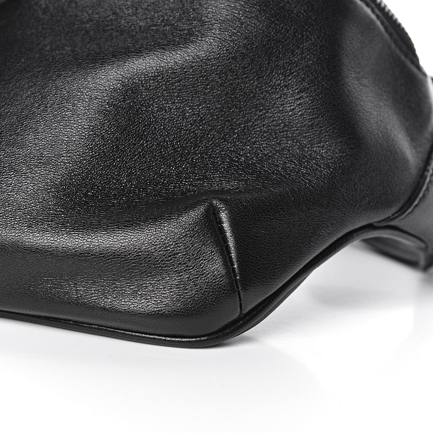 Saint Laurent Calfskin Monogram Belt Bag Black 9 of 10