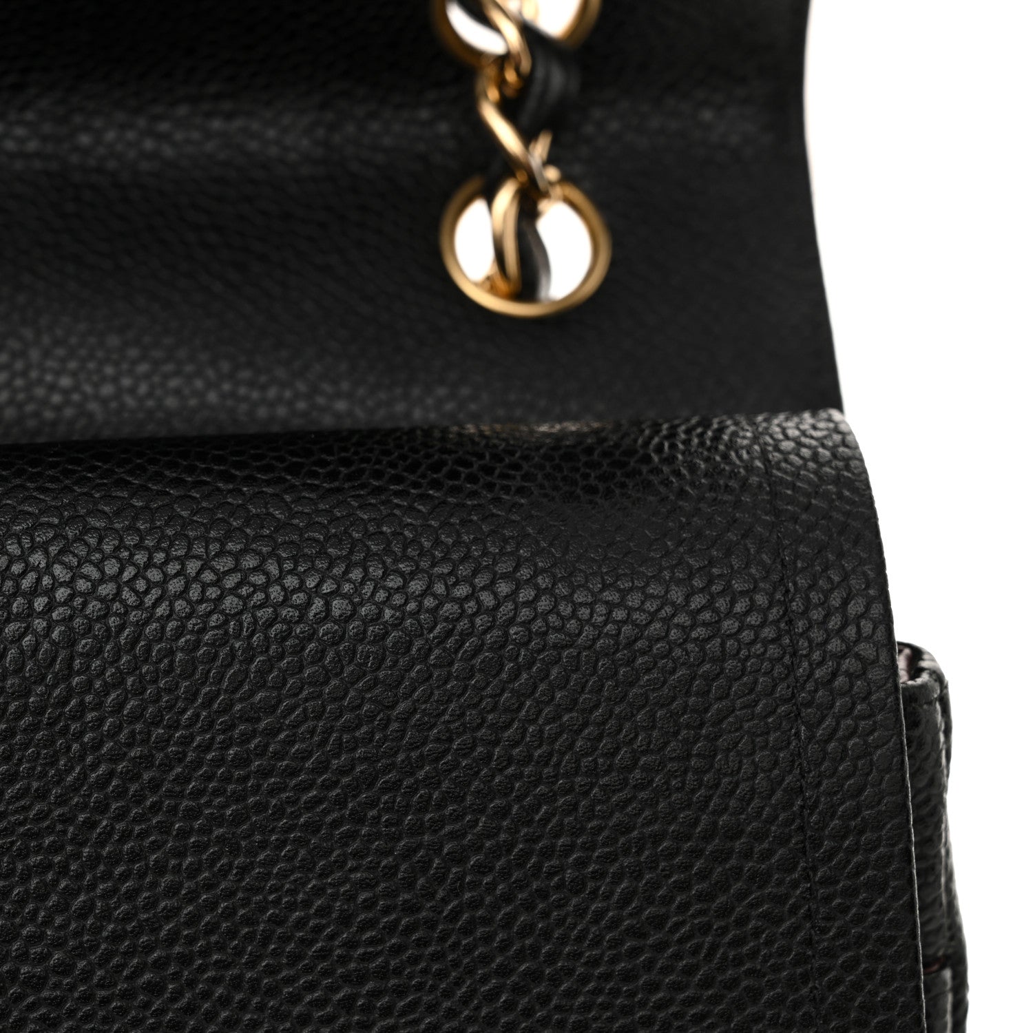 Chanel Caviar Quilted Jumbo Double Flap Black 11 of 17