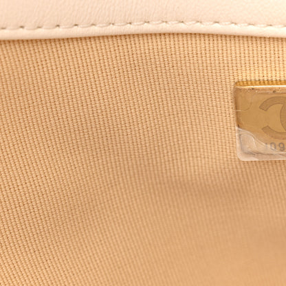 Chanel Lambskin Quilted Large CC Funky Town Hobo White 7 of 11