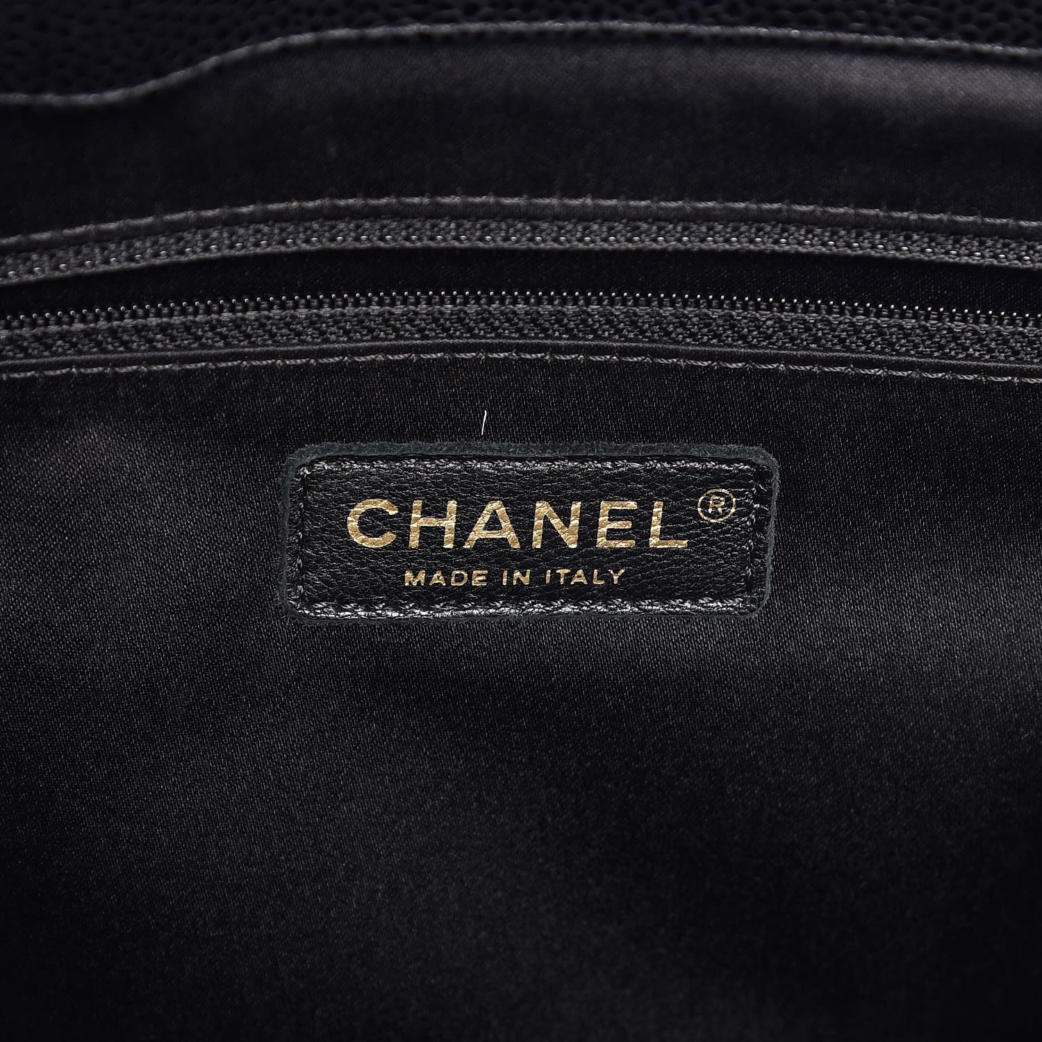 Chanel Caviar Quilted XL Grand Shopping Tote GST Black 6 of 11