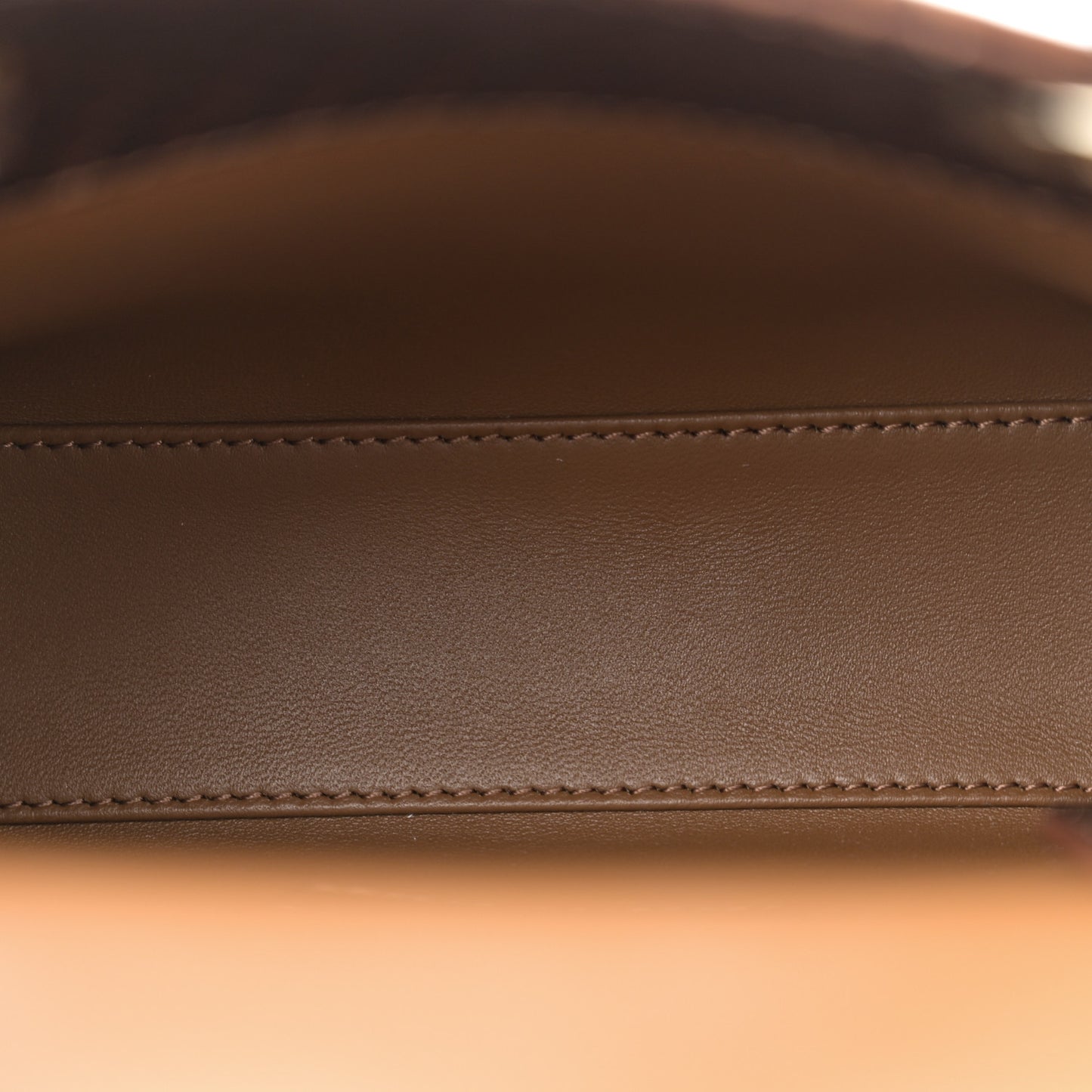 Metallic Snakeskin Mini Lady Dior Brown