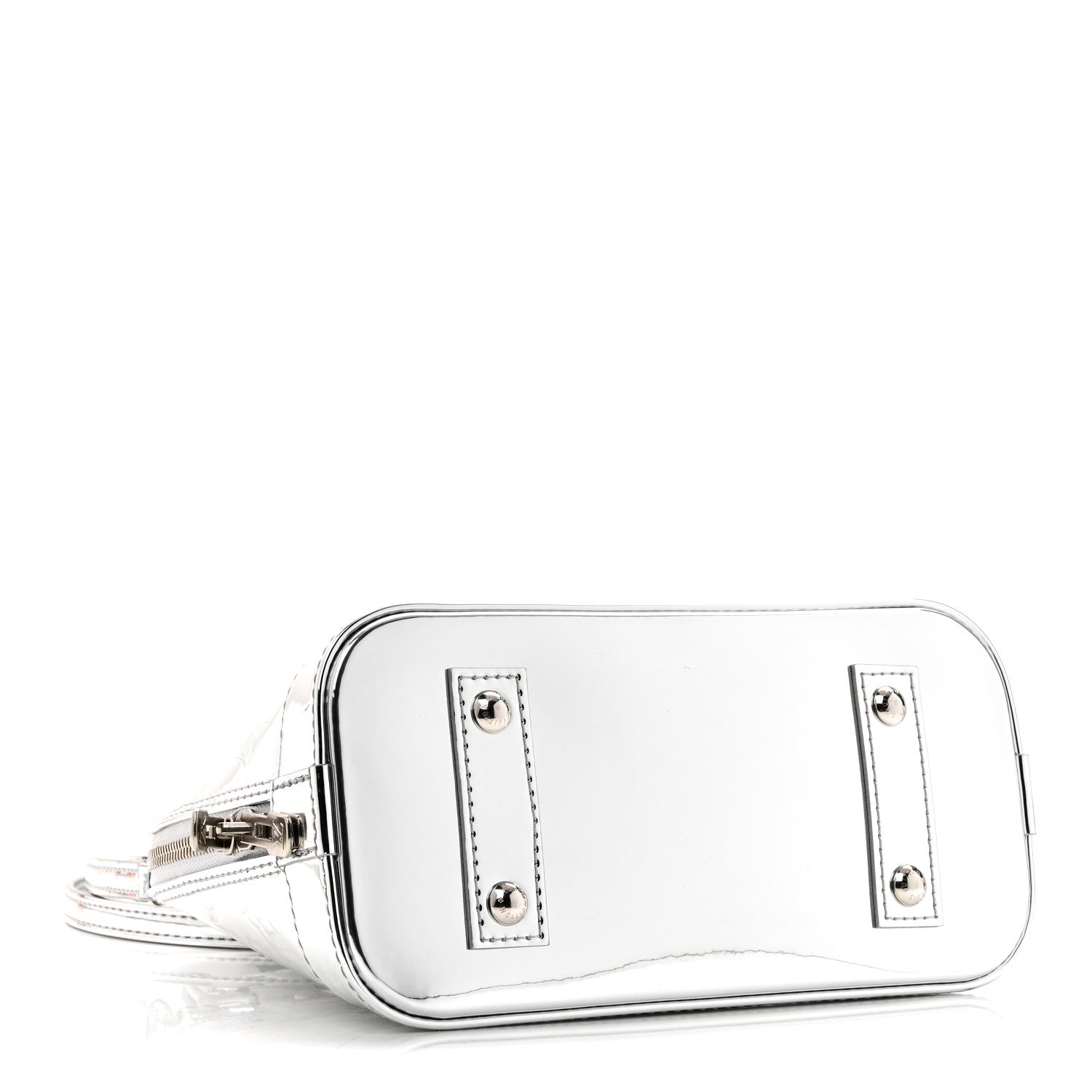Louis Vuitton Monogram Miroir Alma BB Silver 4 of 10