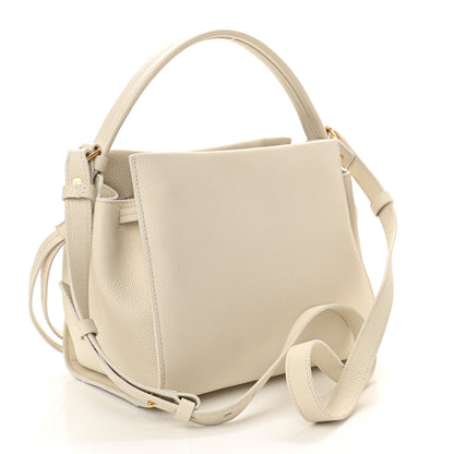 Tom Ford Grained Calfskin Small Padlock Top Handle Chalk 3 of 9
