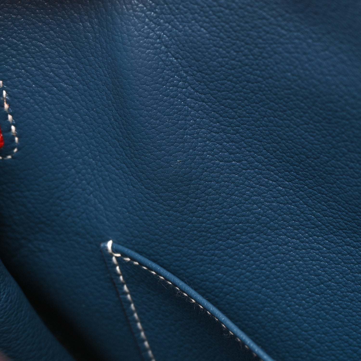 Hermes Epsom Candy Birkin 35 Rouge Casaque Bleu Thalassa 14 of 22