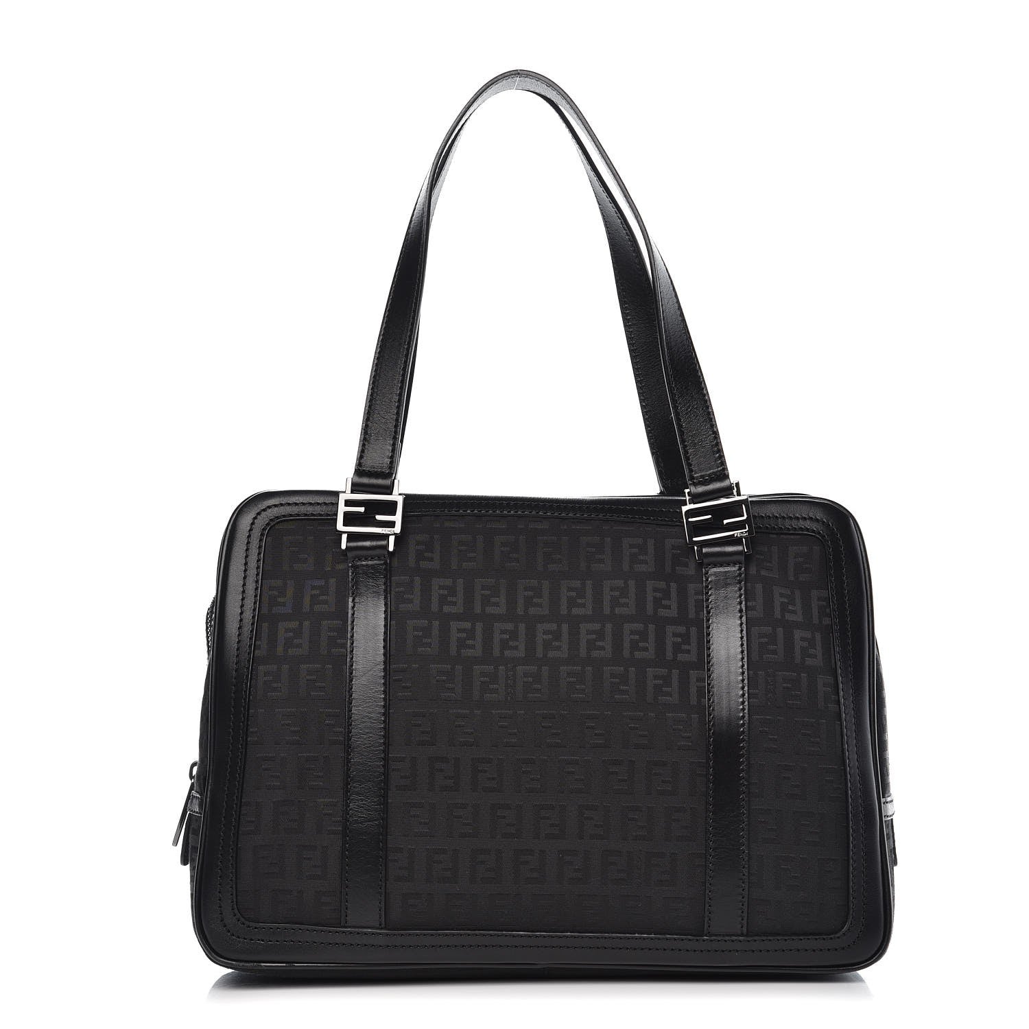 Fendi Zucchino Satchel Black 1 of 11