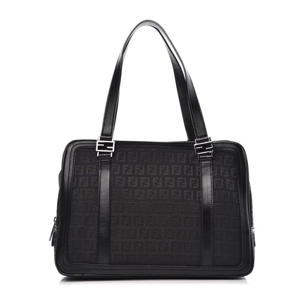 Fendi Zucchino Satchel Black 1 of 11