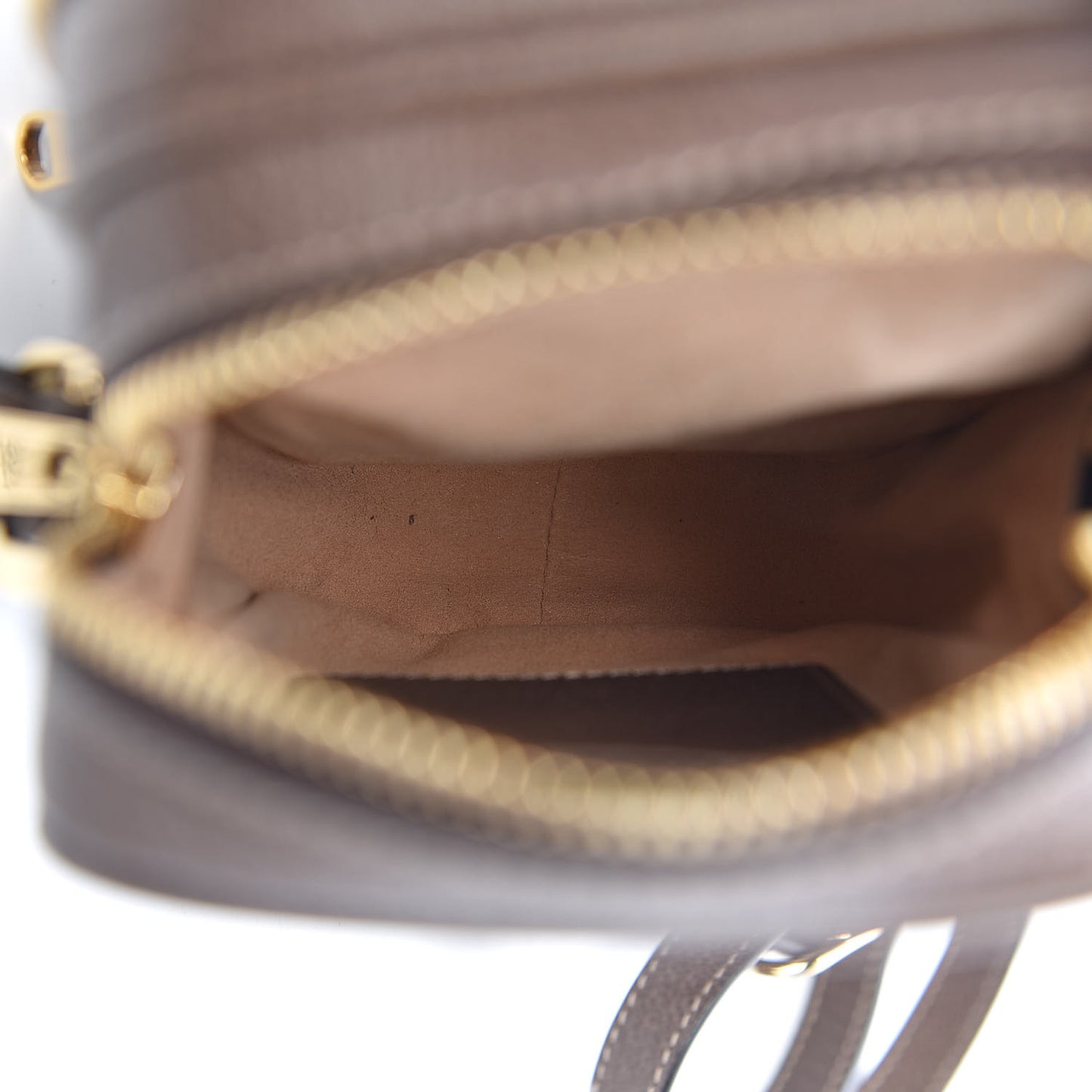 GG Supreme Monogram Web Mini Ophidia Double Zip Crossbody Bag Beige New Acero