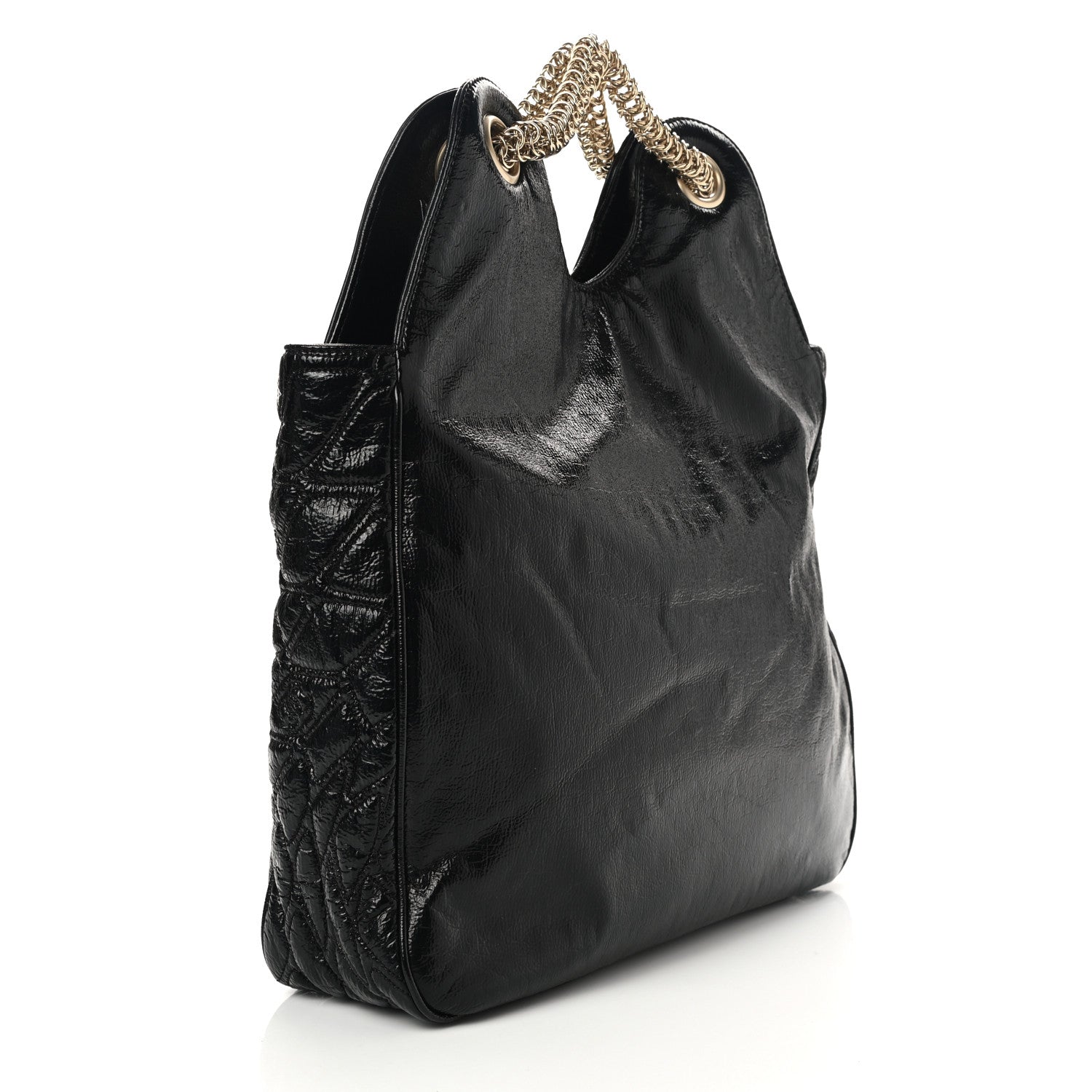 Chanel Vinyl Rodeo Bag Black 2 of 9