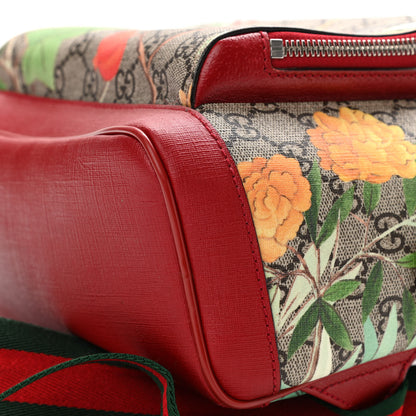 Gucci GG Supreme Monogram Tian Web Small Day Backpack Beige Multicolor Red 10 of 10
