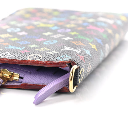 Louis Vuitton Monogram Multicolor Insolite Wallet Black Violet 10 of 11