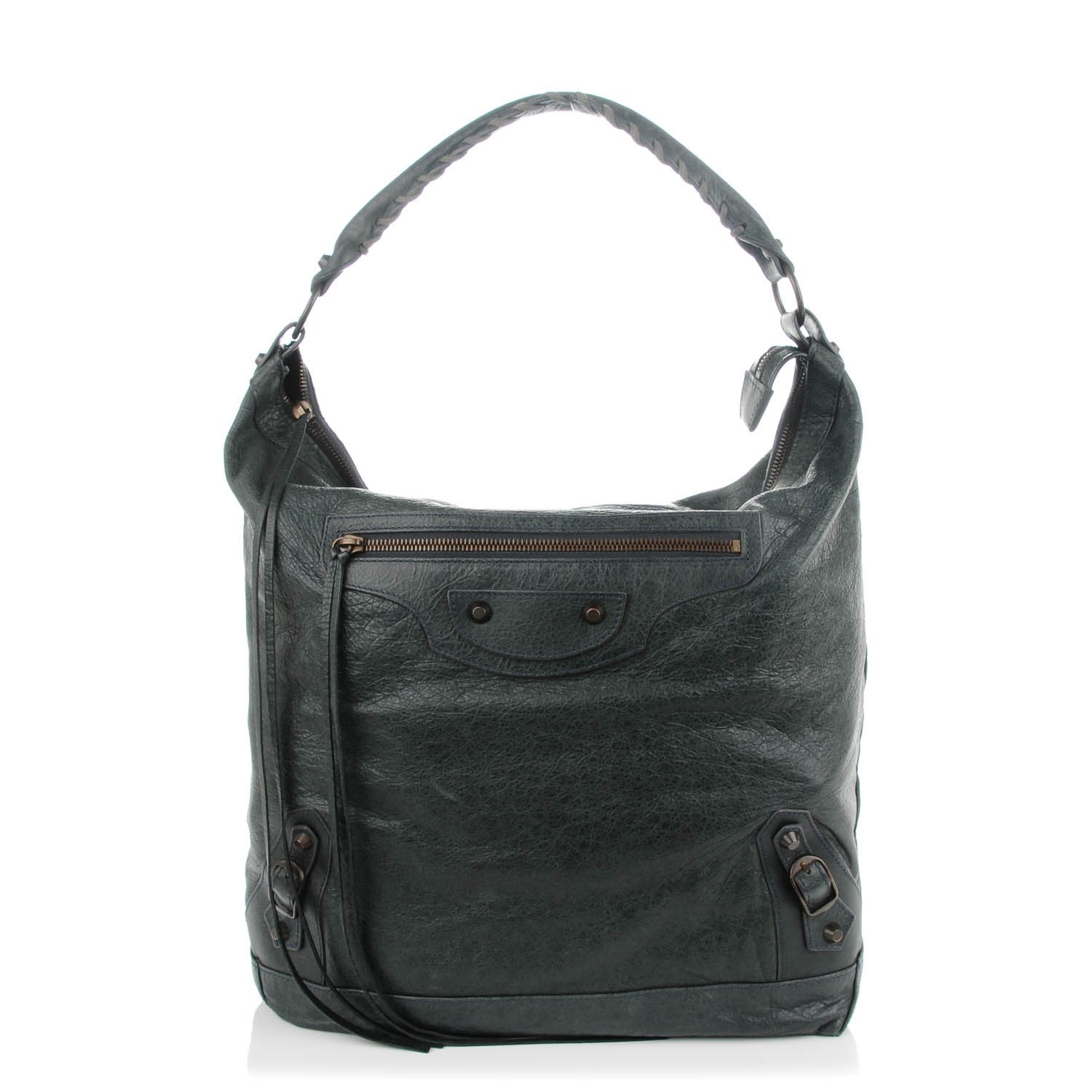 Balenciaga Agneau Classic Hardware Day Hobo Anthracite 1 of 8