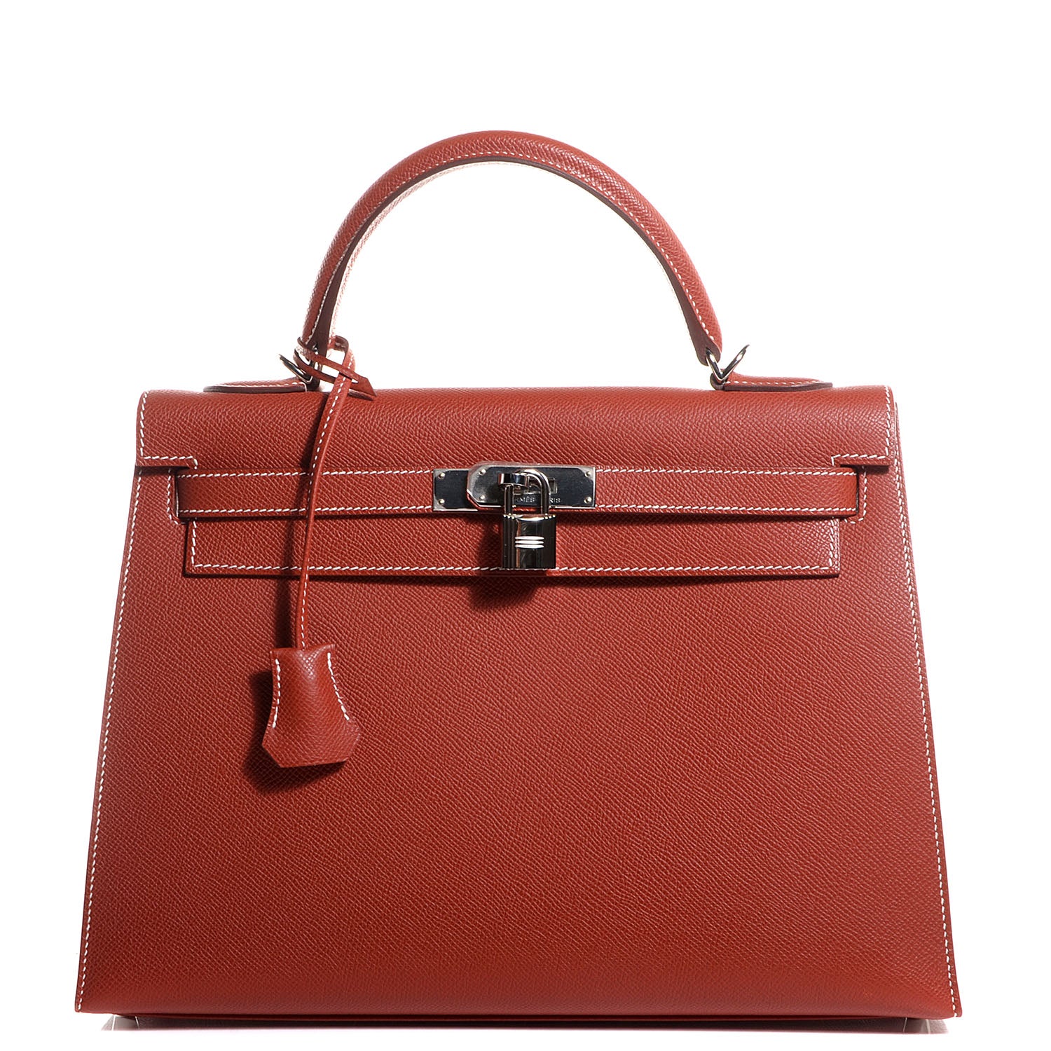 Hermes Epsom Kelly Sellier 32 Brique 1 of 25